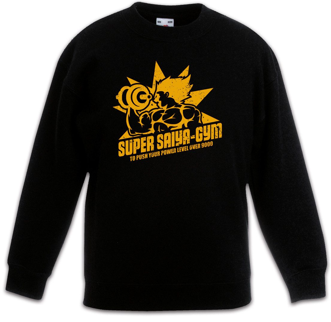 Sweatshirt Black Super Saiya Gym Vintage Kinderpullover Dragonball Anime Cosplay