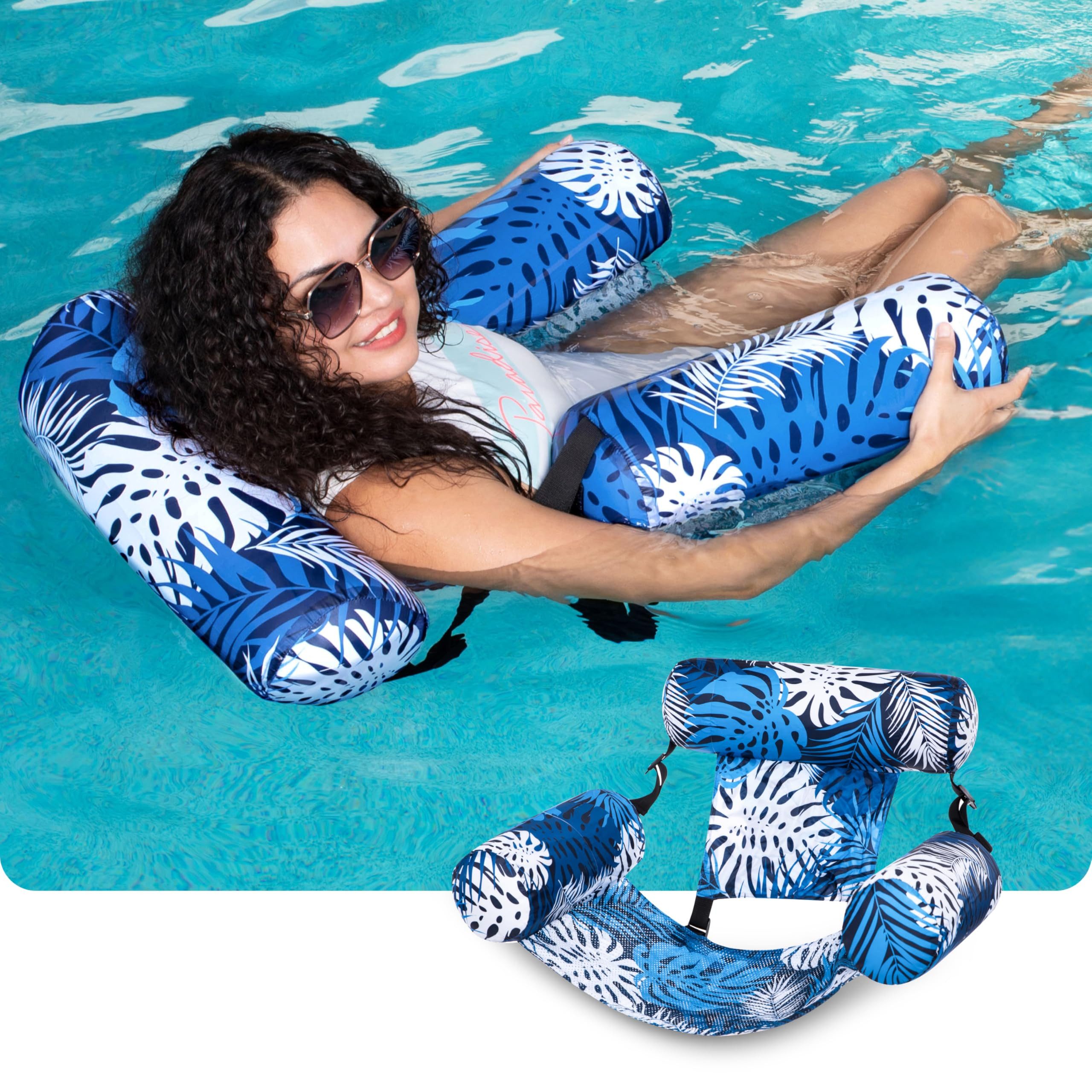sloosh Luftsessel SLOOSH aufblasbarer Wassersessel & Hängematte für Pool, Strand