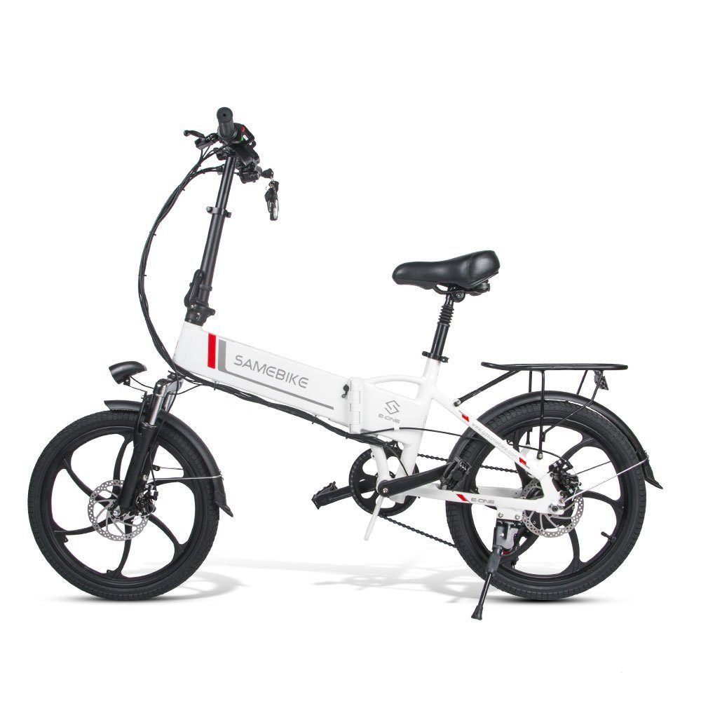 SAMEBIKE E-Bike »20LVXD30«, Shimano, Automatikschaltung, 500,00 W, 20''  Elektrofahrrad 7 Geschwindigkeiten 150 KG Max. Autonomie für Erwachsene 80  KM Zusammenklappbar wiederaufladbar