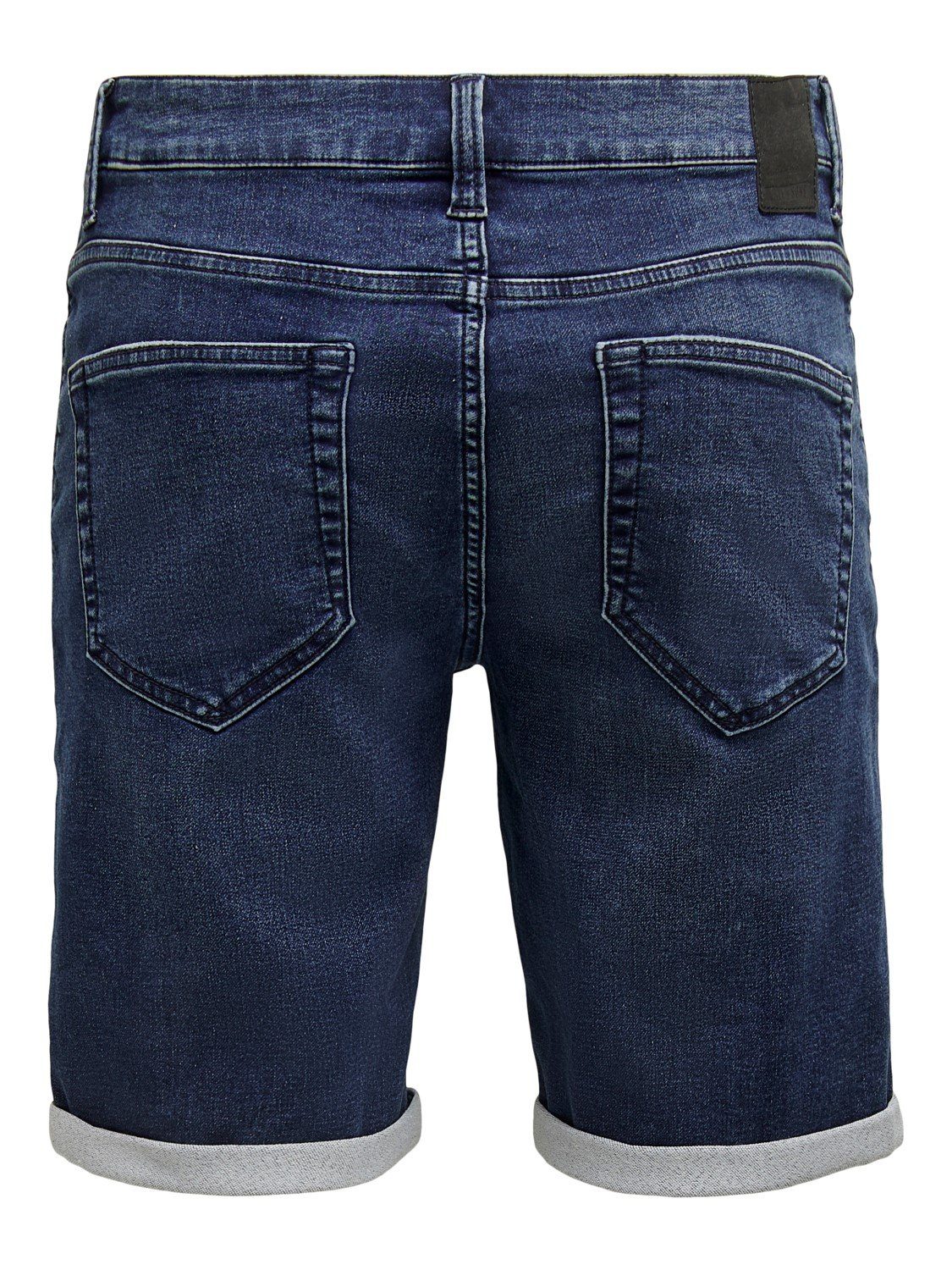 Only & Sons Herren Jeans Short ONSPLY JOG BLUE SHORTS PK 8584- Regular Fit günstig online kaufen
