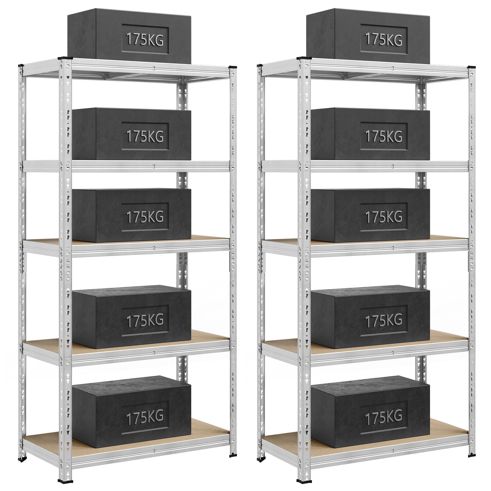 SONGMICS Schwerlastregal, 2-tlg. günstig online kaufen