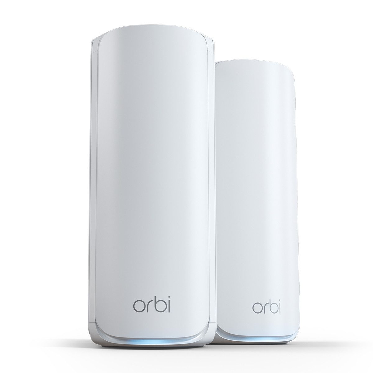 NETGEAR Orbi 770 RBE772 WiFi 7 Mesh-Router 2er-Set - Mobiler Router, 2-teiliges WiFi-7-Mesh-System aus Router und Satellit