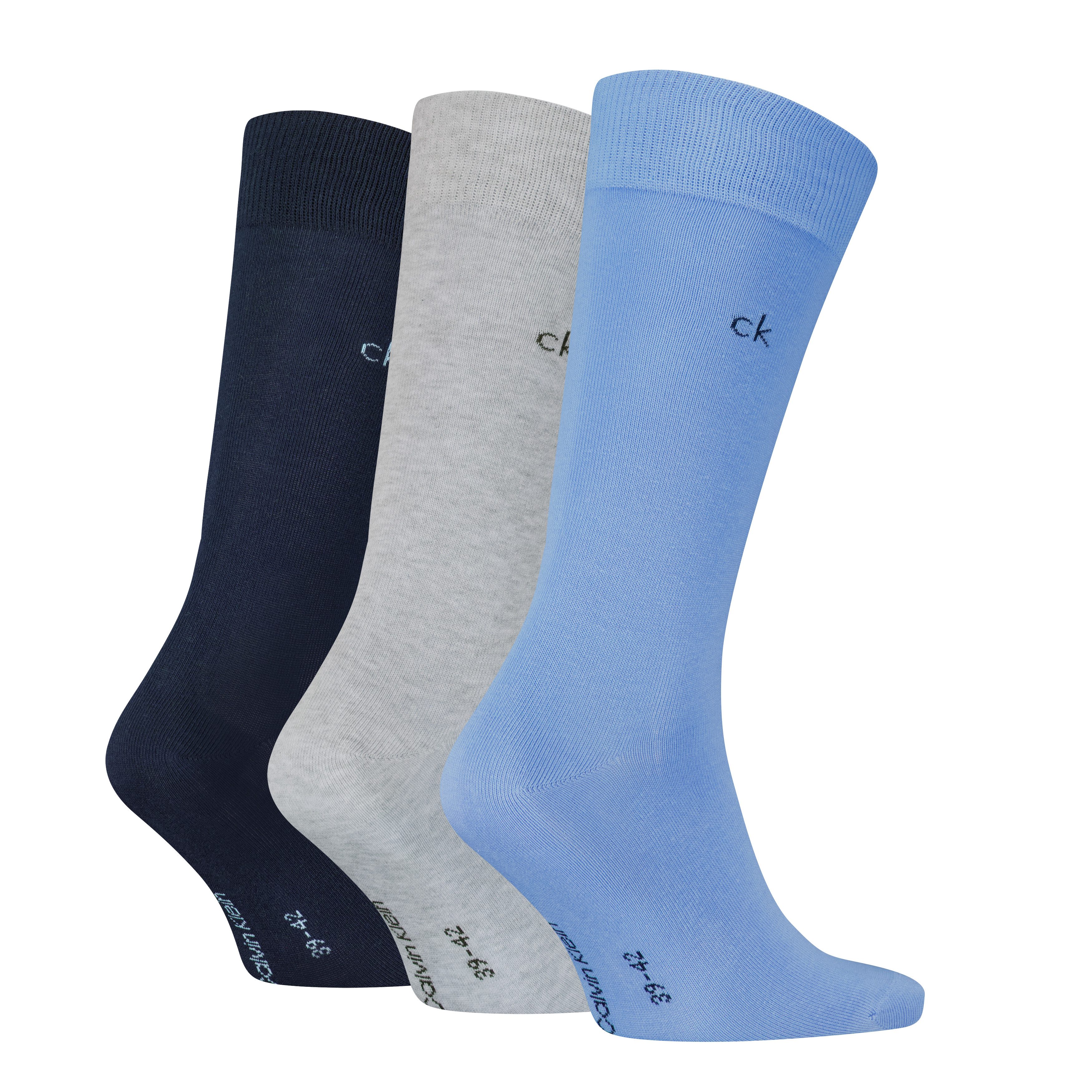 Calvin Klein Socken CK MEN SOCK (3 Paar) uni, Cotton-Mix, breiter Bund günstig online kaufen