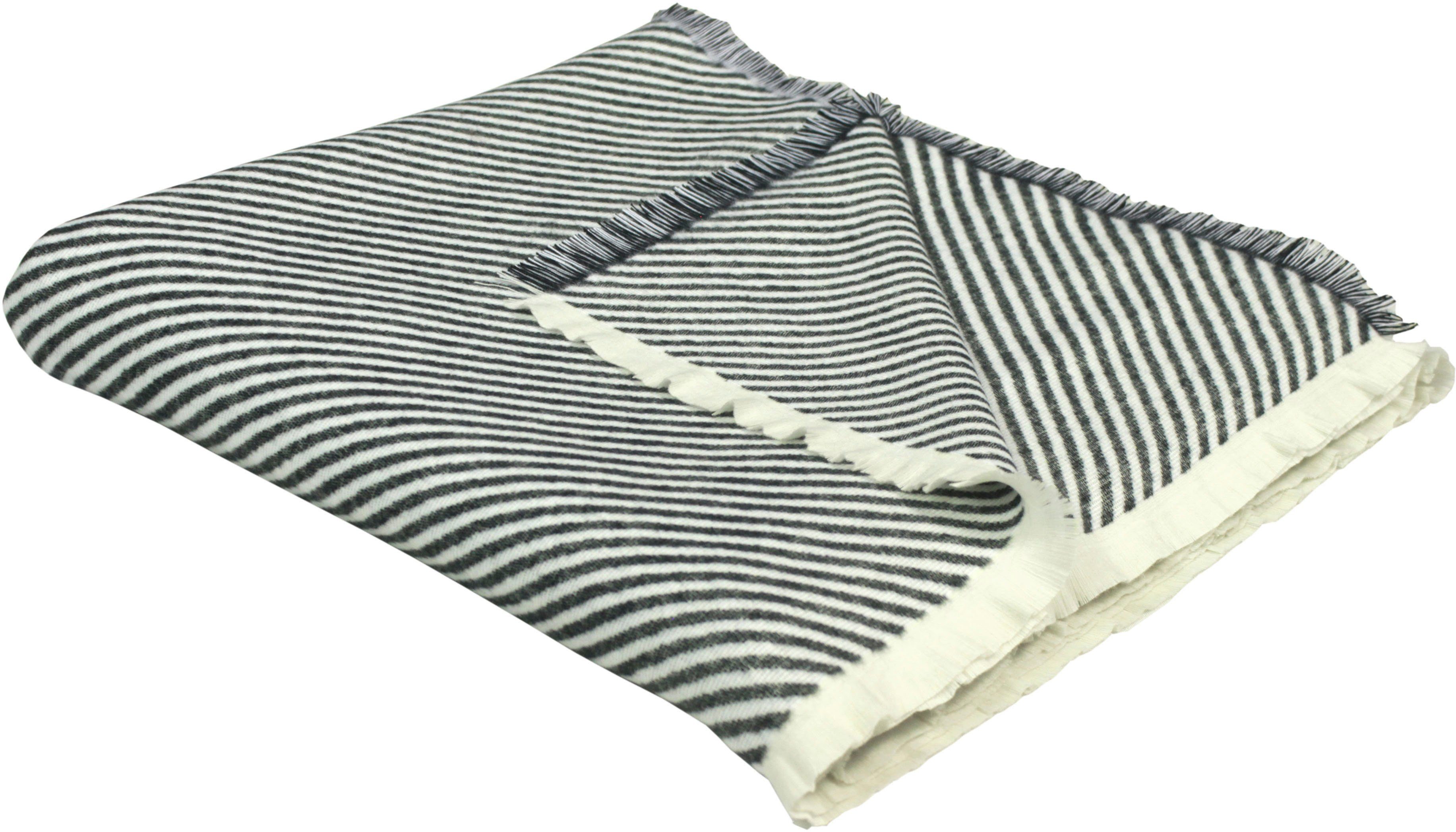 Wohndecke Stripes, Adam, GOTS zertifiziert - aus Bio-Baumwolle, Kuscheldecke