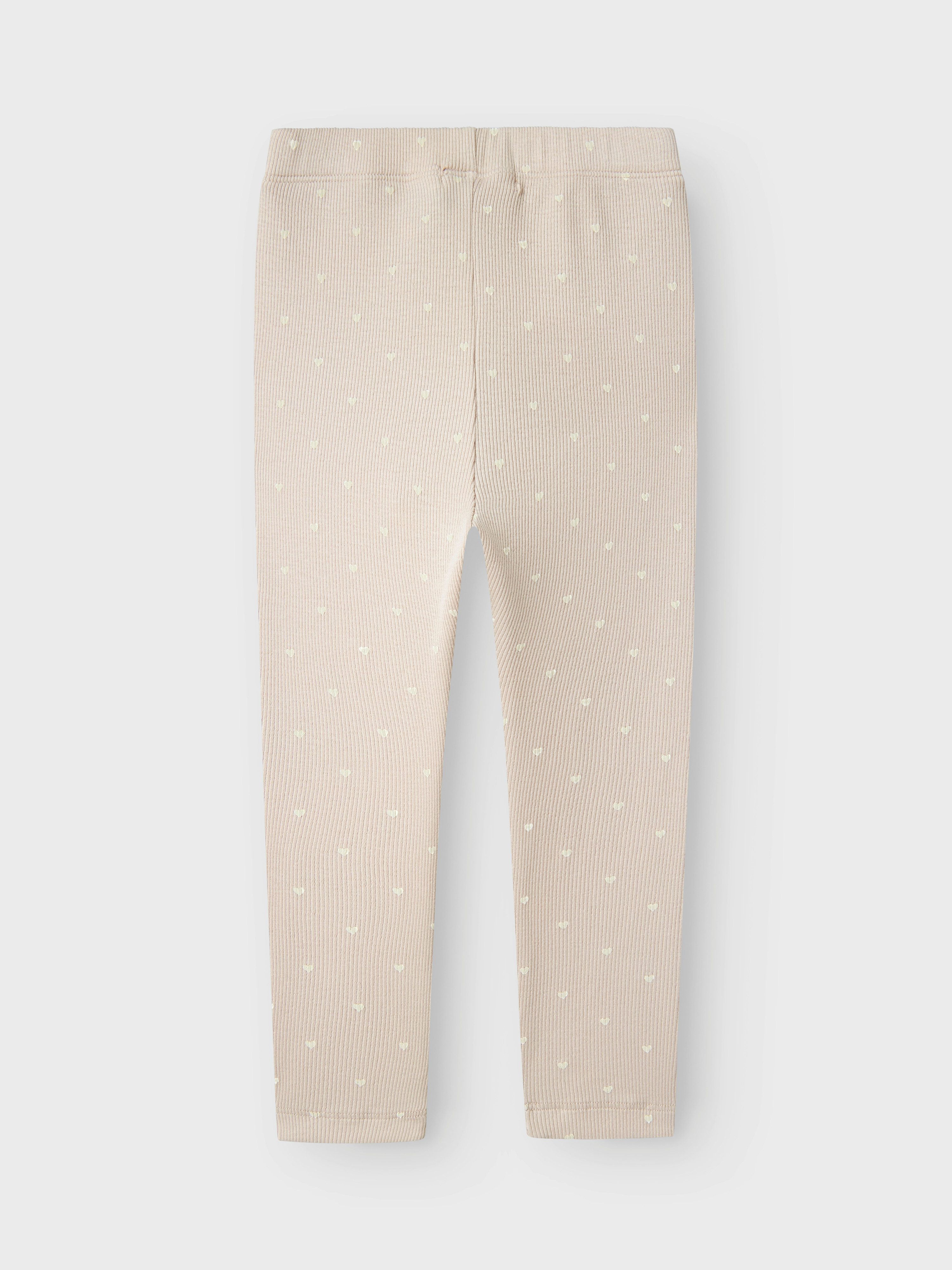 Lil' Atelier Leggings NMFGAGO SLIM LEGGING LIL NOOS weiche Jersey Rippqualität