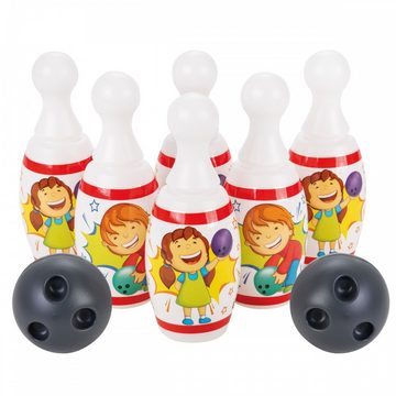 Pilsan Spiel, Bowling Midi 06419, Kinder Bowlingspiel 6 Kegel und 2 Kugeln ab 10 Monate