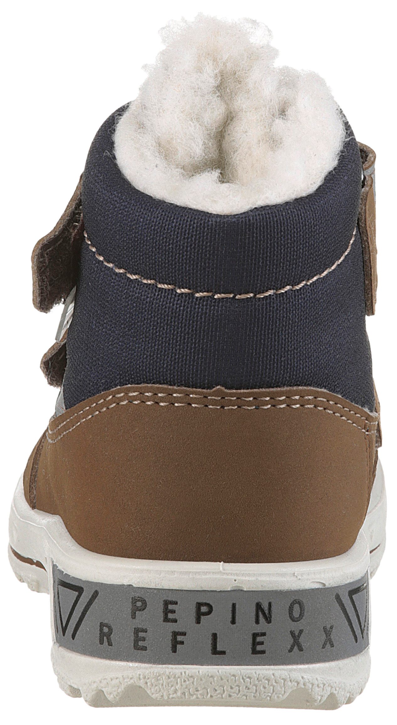 PEPINO by RICOSTA Flo WMS: mittel Winterstiefel Klettschuh mit Warmfutter, Größenschablone zum Download