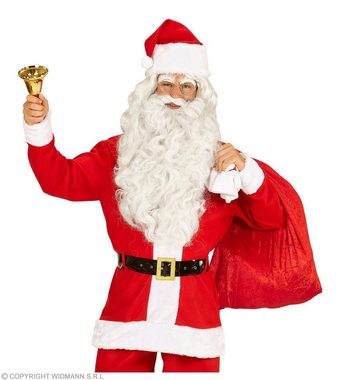 Scherzwelt Kostüm Santa Claus Kostüm XL - Nikolaus SAMT Delux + roter Sack
