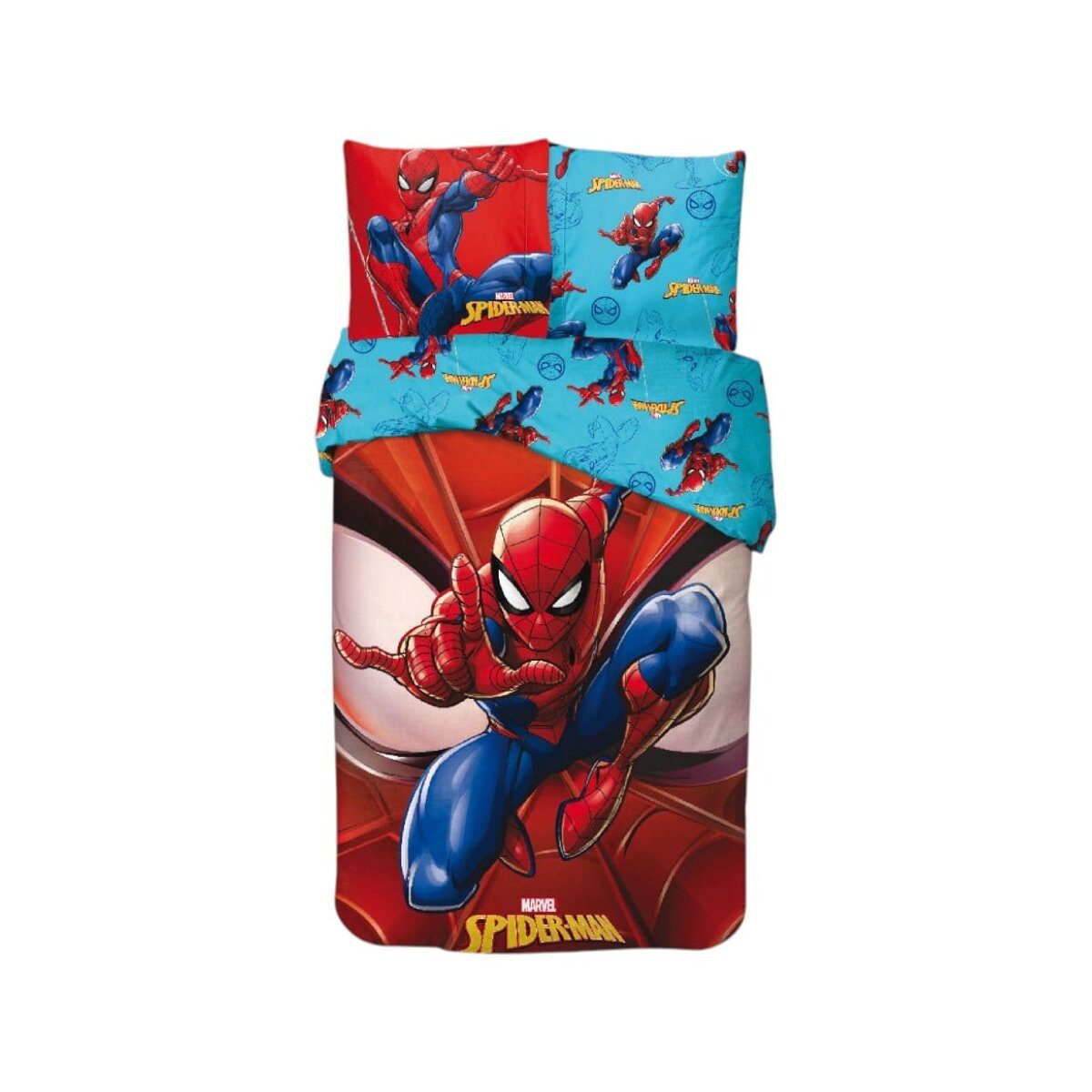 Spiderman Kinderbettwäsche Spiderman Red Alert Bettwäsche 140x200cm