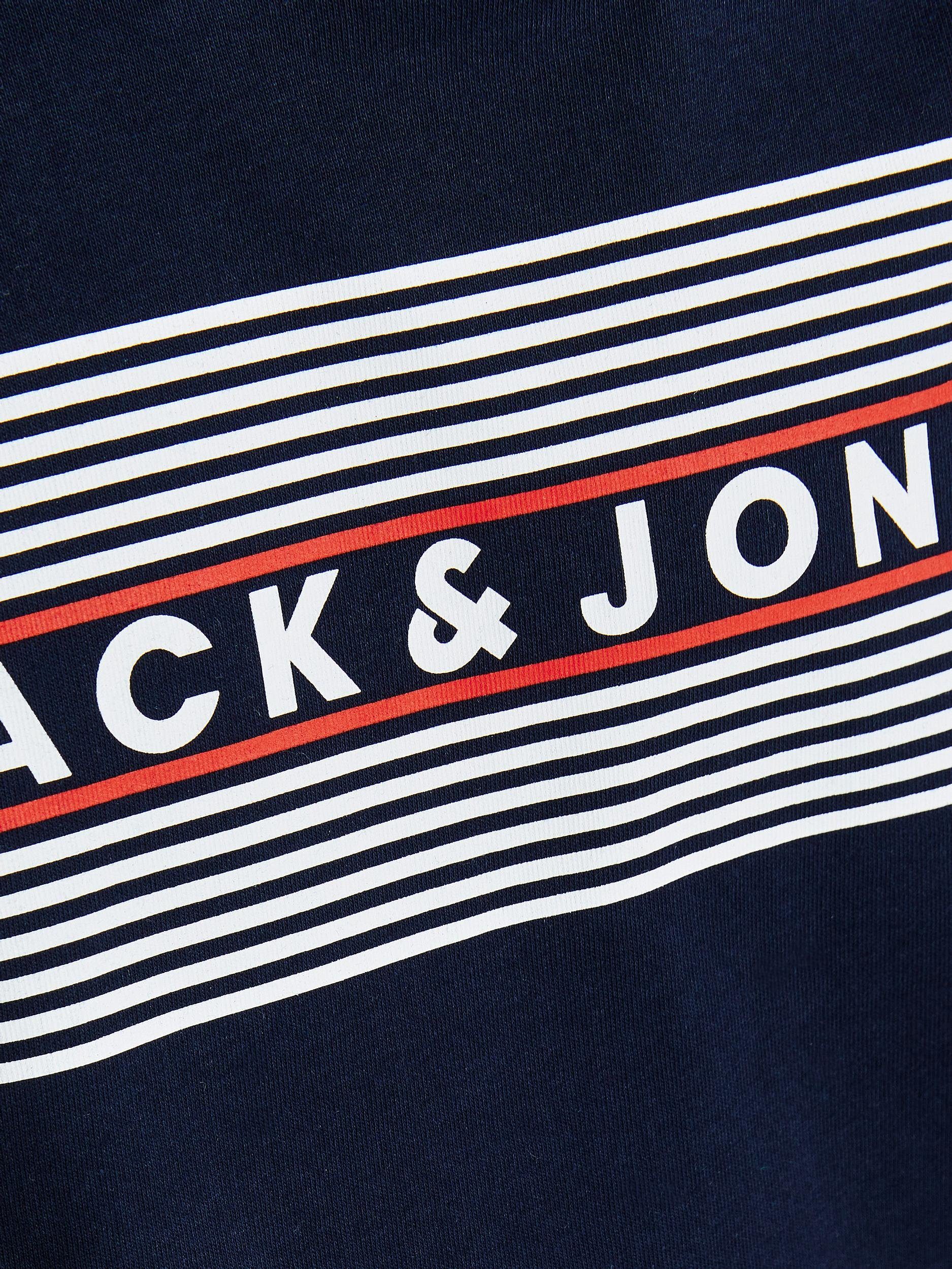 Jack & T-Shirt navy LOGO O-NECK Junior TEE JNR blazer/PLAY2 Jones JJECORP