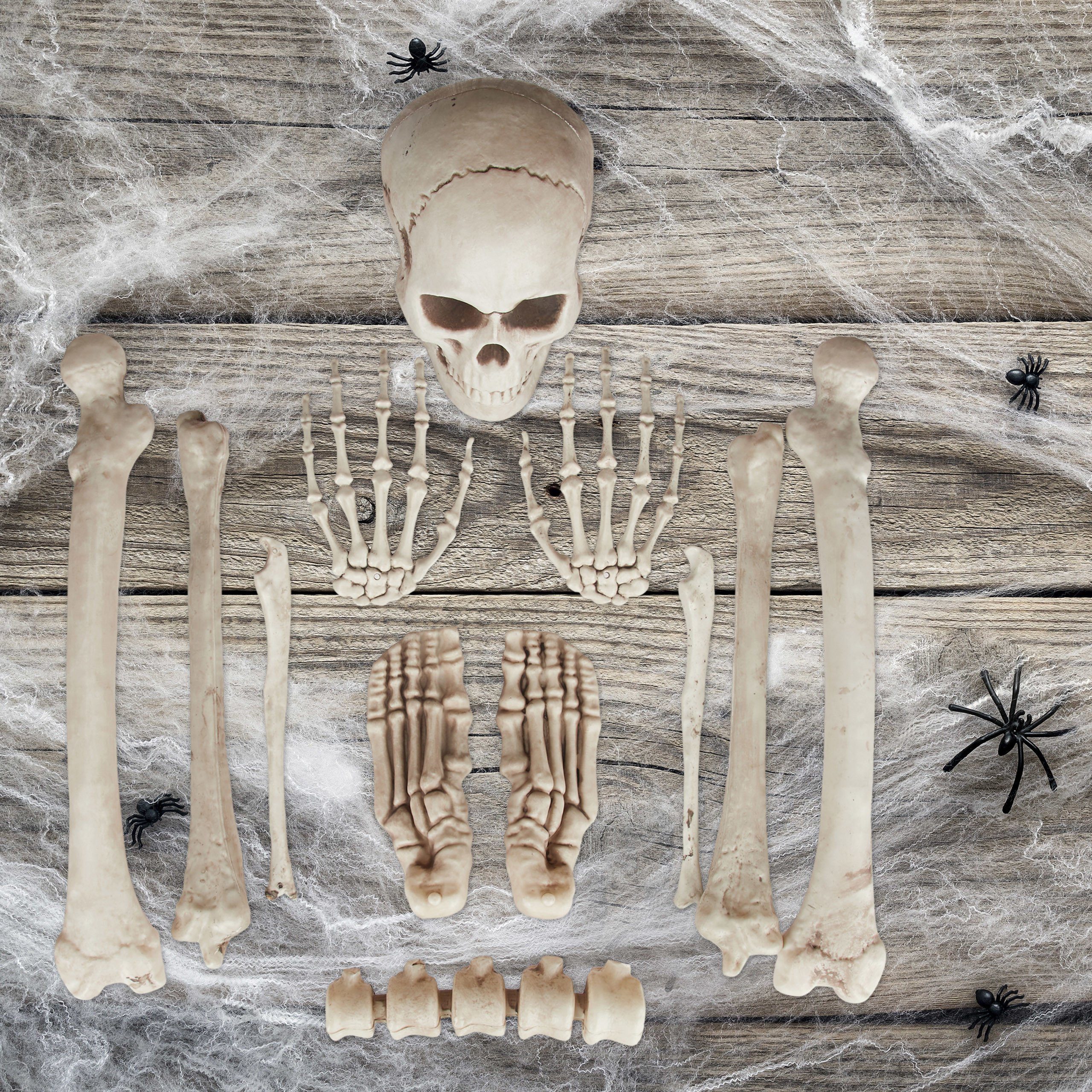 relaxdays Dekoobjekt Dekoknochen für Halloween (12 St) – Bild 2 von 5