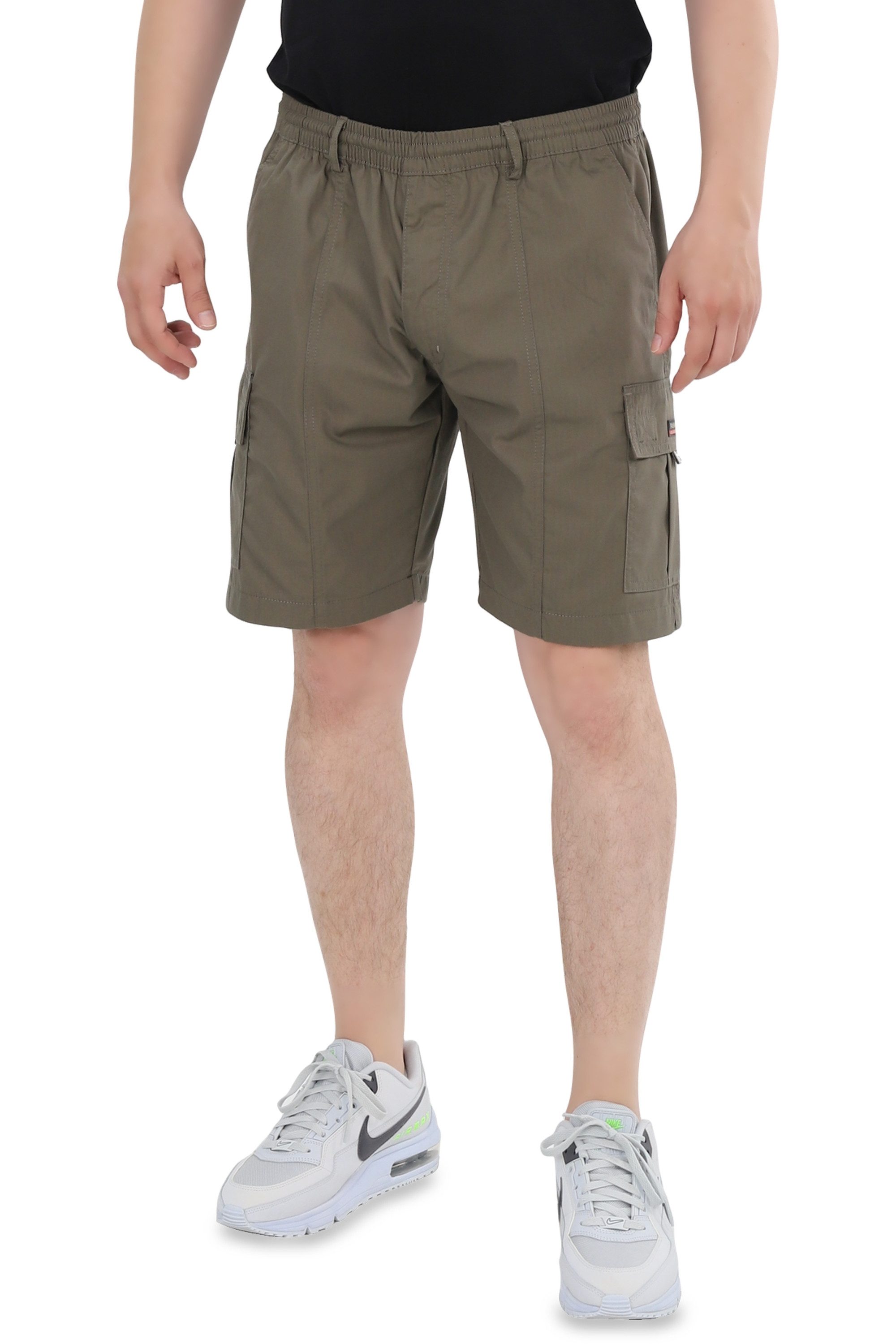 Ben Creek Cargobermudas QSH01K Bermuda mit Cargo Taschen, kurze Herren Hose, Short mit Dehnbund