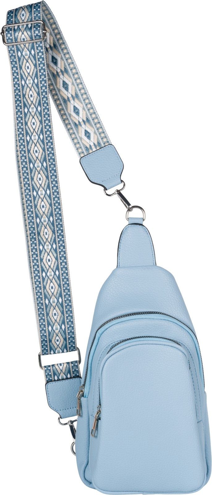 styleBREAKER Umhängetasche One Shoulder Rucksack Gemusterter günstig online kaufen