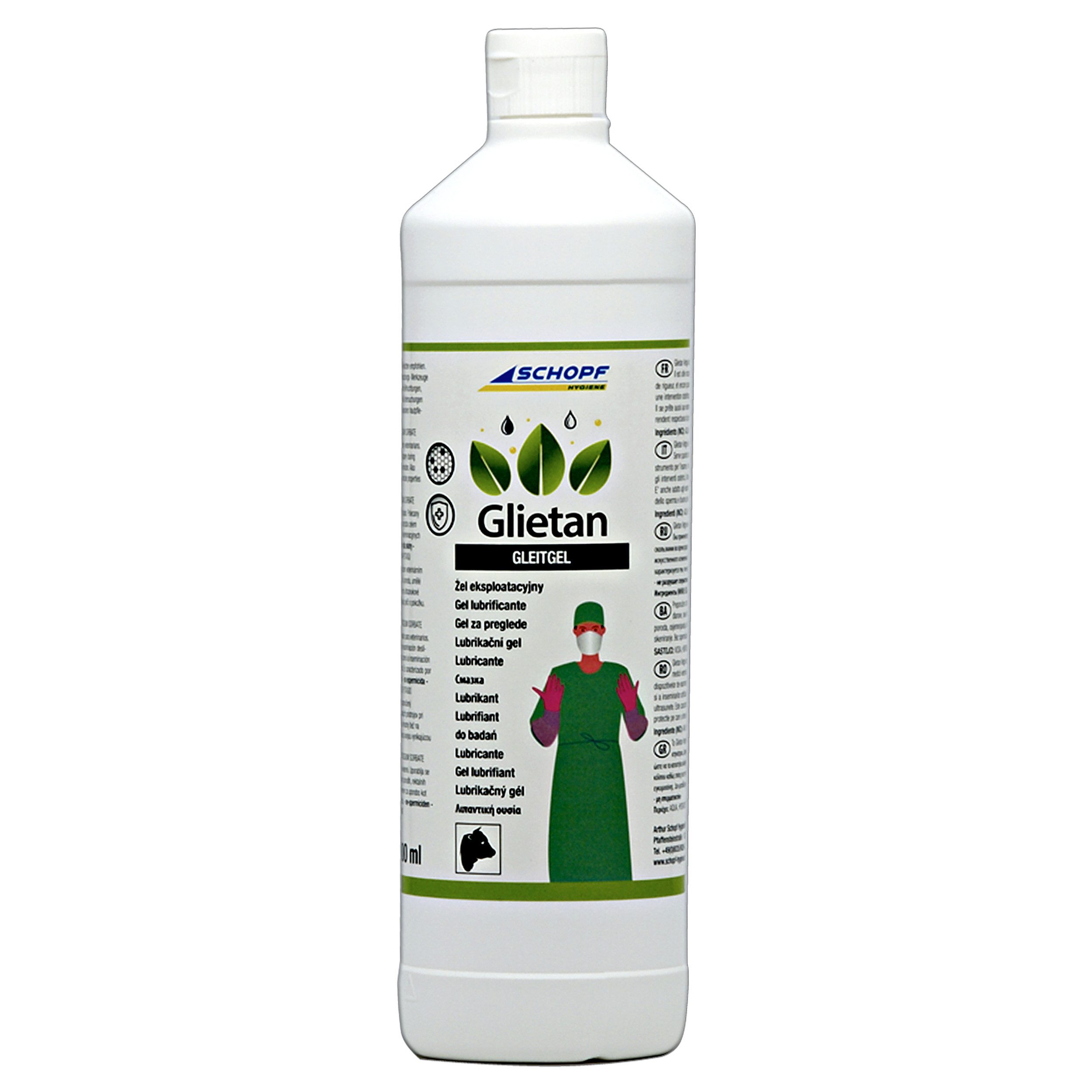 Silberkraft Tiershampoo Glietan Vetgel: für eine sichere und hygienische Geburtsbetreuung, 1000 ml, (Präzise Untersuchungen dank glatter und schlüpfriger Oberfläche, Geeignet für Ultraschalluntersuchungen), Speziell für Milchkühe entwickelt und empfohlen