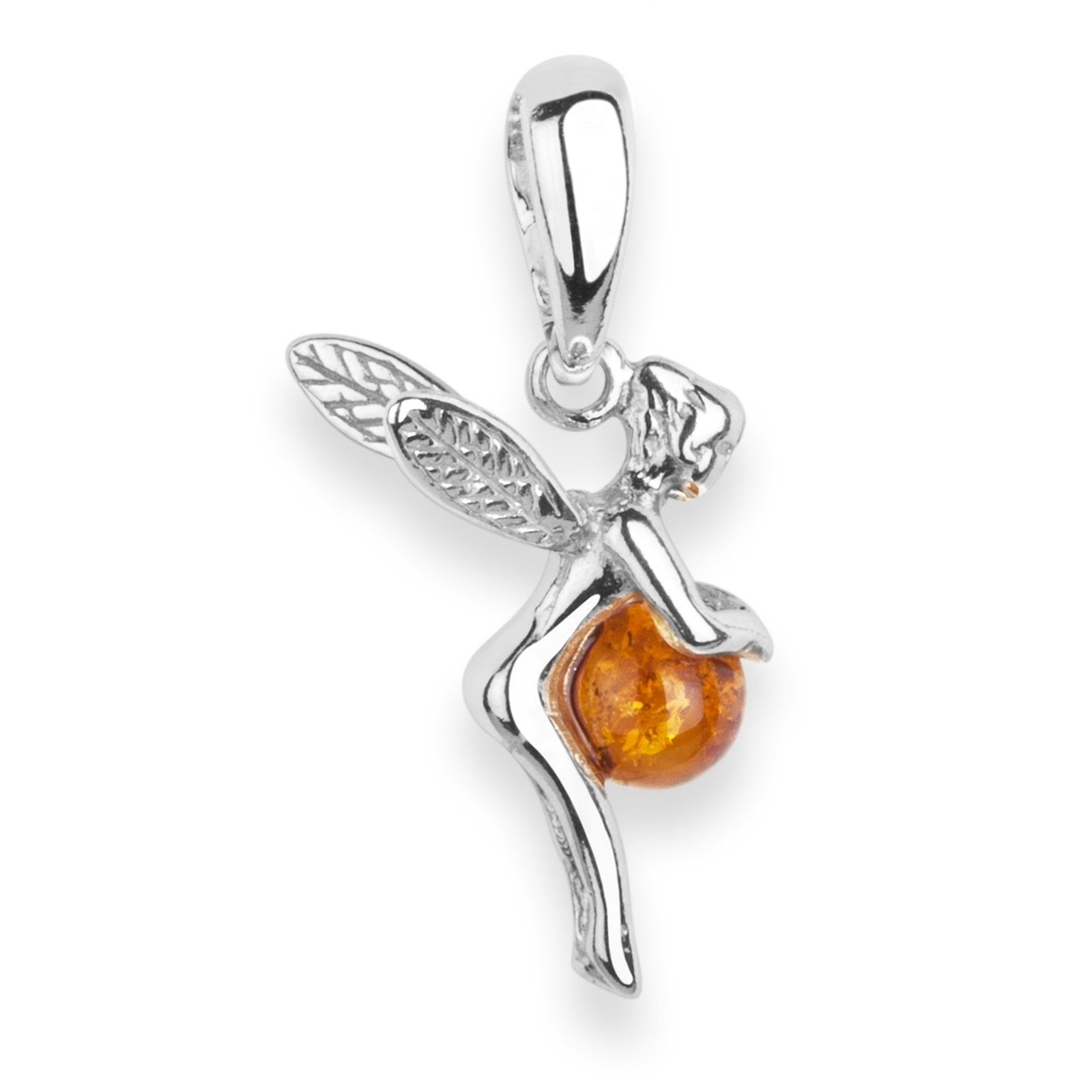 OSTSEE-SCHMUCK Kettenanhänger - Elfe - Silber 925/000 - Bernstein (1-tlg) günstig online kaufen