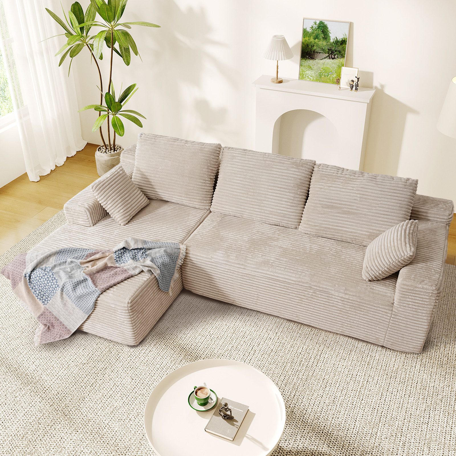 Patbrela Ecksofa Linkseckiges Sofa 263 x günstig online kaufen