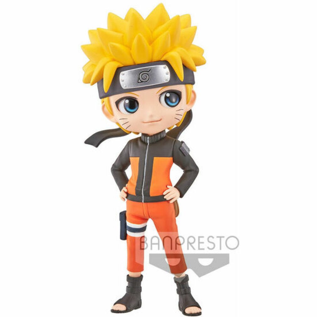 Banpresto Spielfigur Naruto Shippuden Naruto Uzumaki Ver.A Q posket Figur 14cm