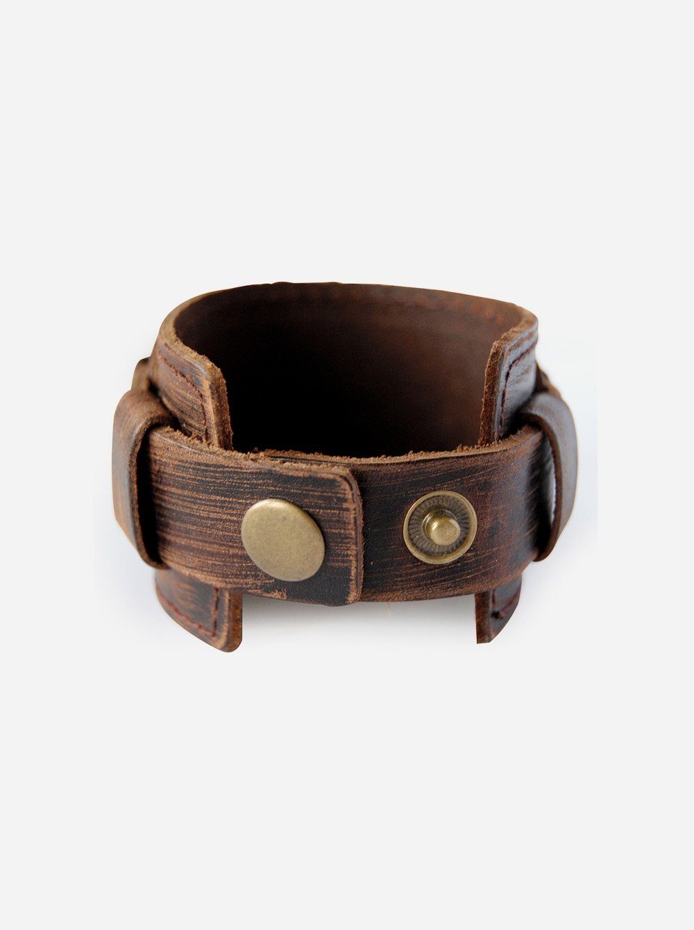 axy Lederarmband Herrenarmband Leder Armband Breit (1-tlg), Echtleder, mit günstig online kaufen