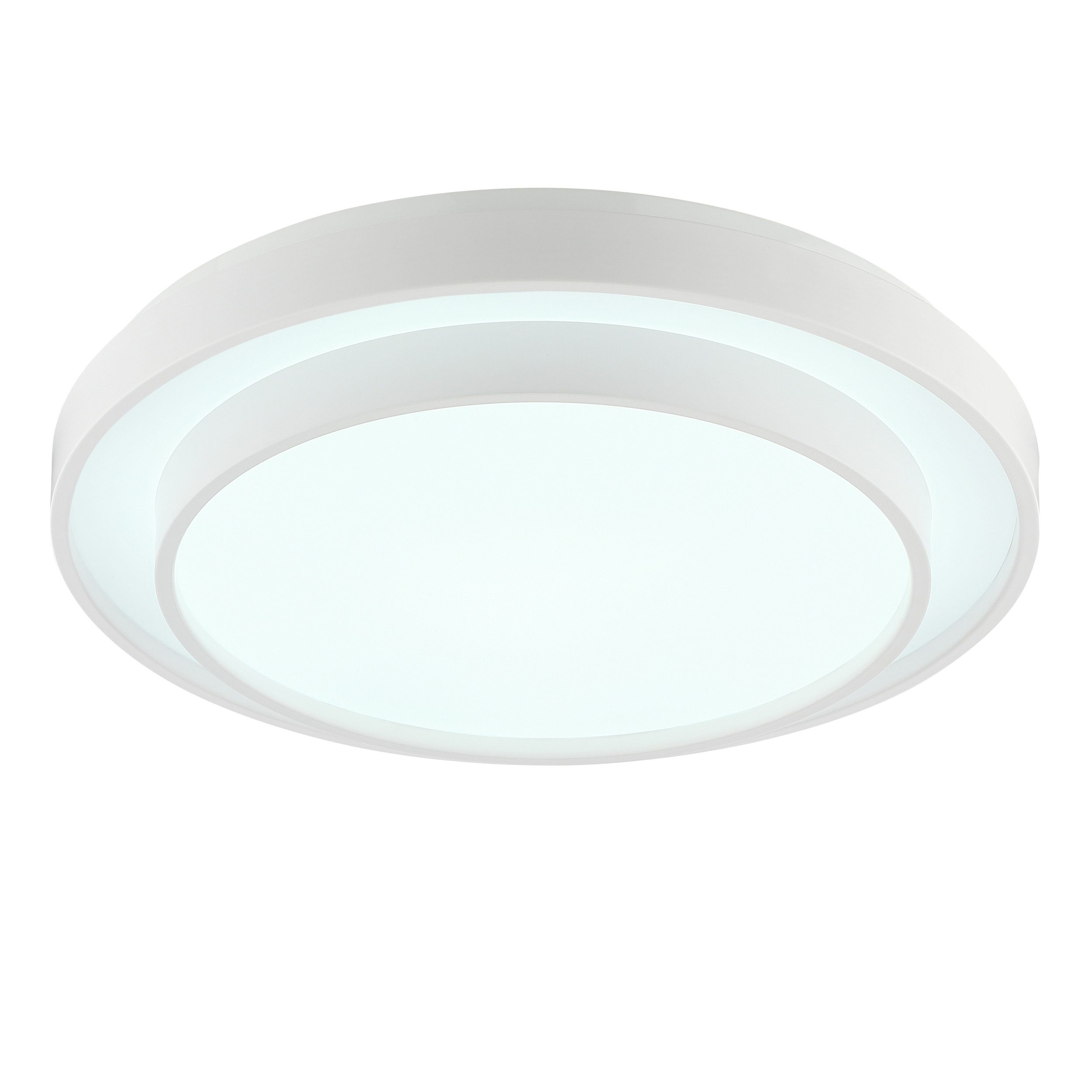 Brilliant LED Deckenleuchte Faruz, CCT - über Fernbedienung, Dimmfunktion, Nachtlichtfunktion, Timerfunktion, LED fest integriert, warmweiß - kaltweiß, Ø 37 cm, 2230 lm, 3000-6500 K, 10,1 W, besonders effizient