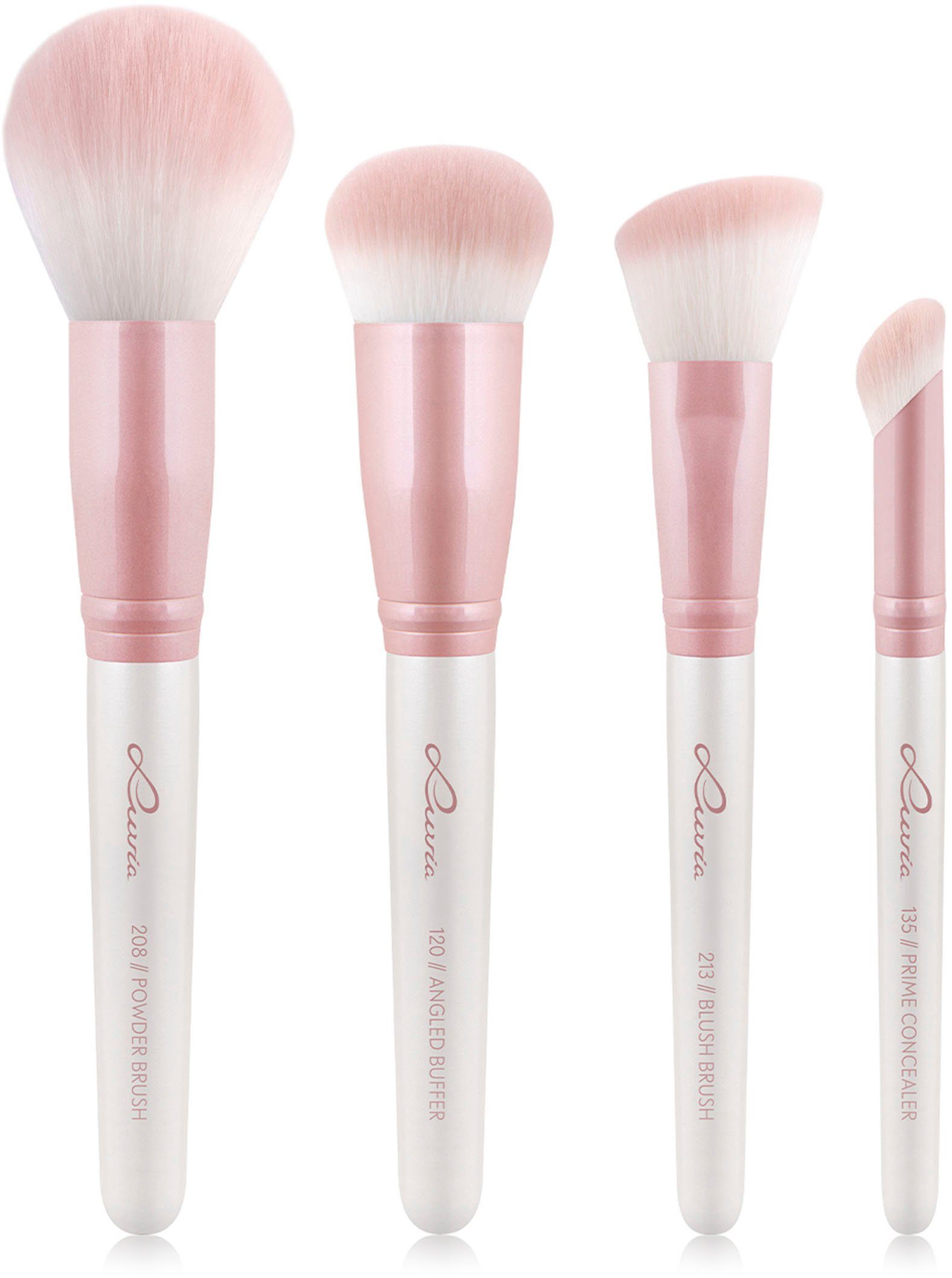 4 Face, Flawless Kosmetikpinsel-Set Luvia Cosmetics tlg.