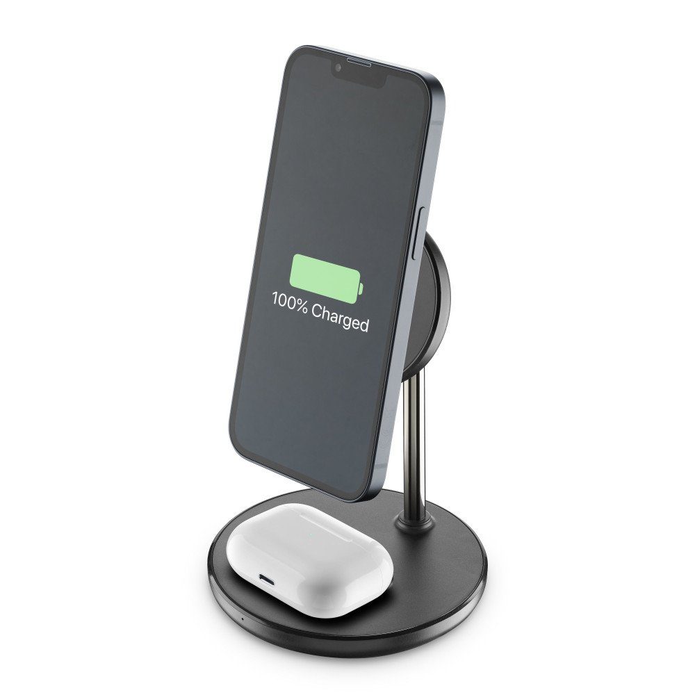 Cellularline MagSafe Mag Duo Wireless Charger Black (60016) Wireless Charger
