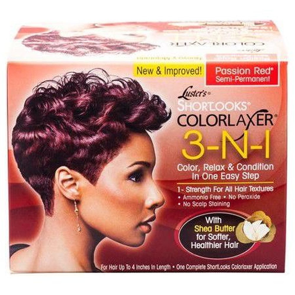 Haarkur Lusters Short looks Semi-Permanent 3 IN 1 Red Passion Color