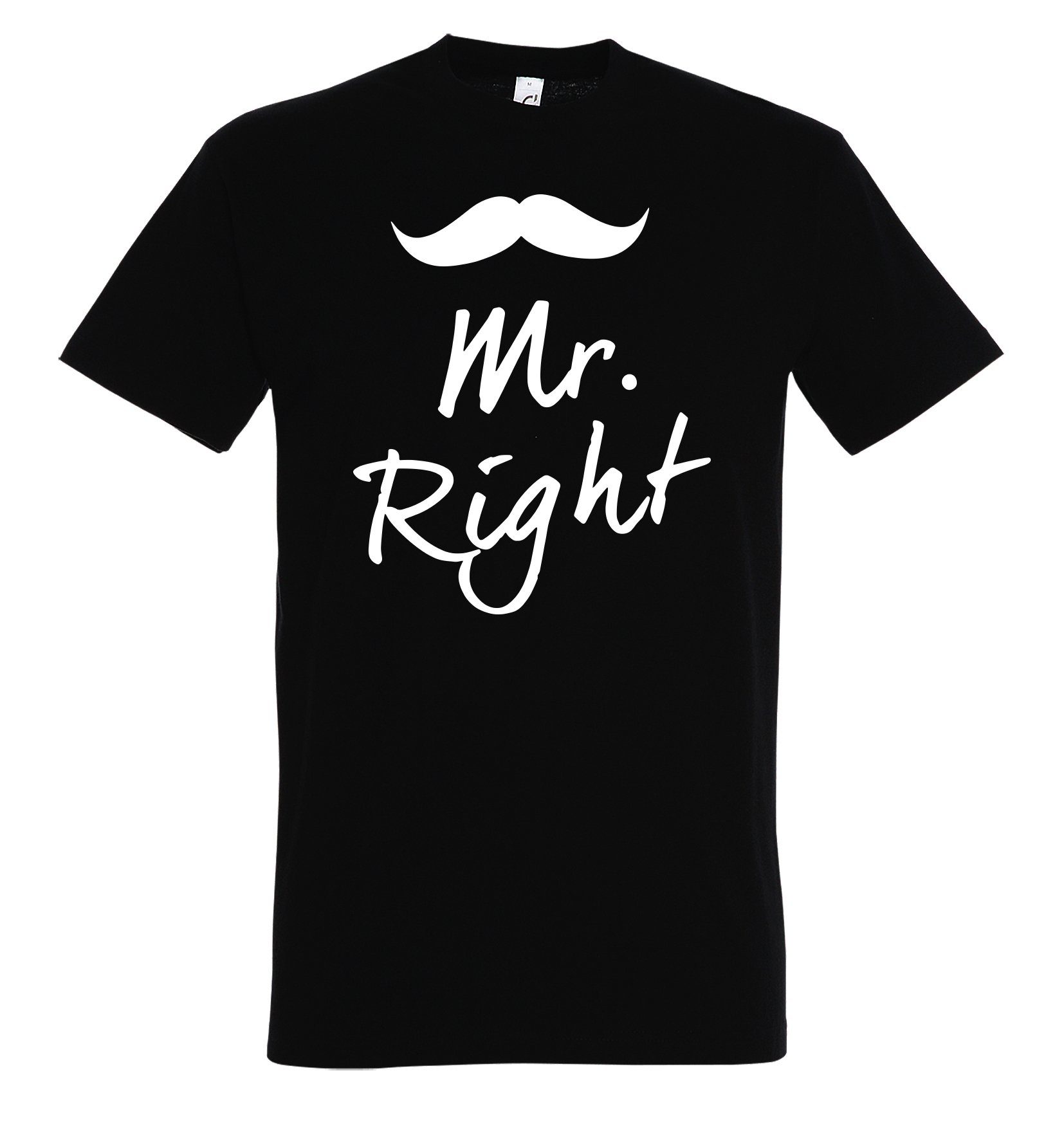 Youth Designz T-Shirt Mr. Right & Mrs. Always Right Partner T-Shirt für Pärchen