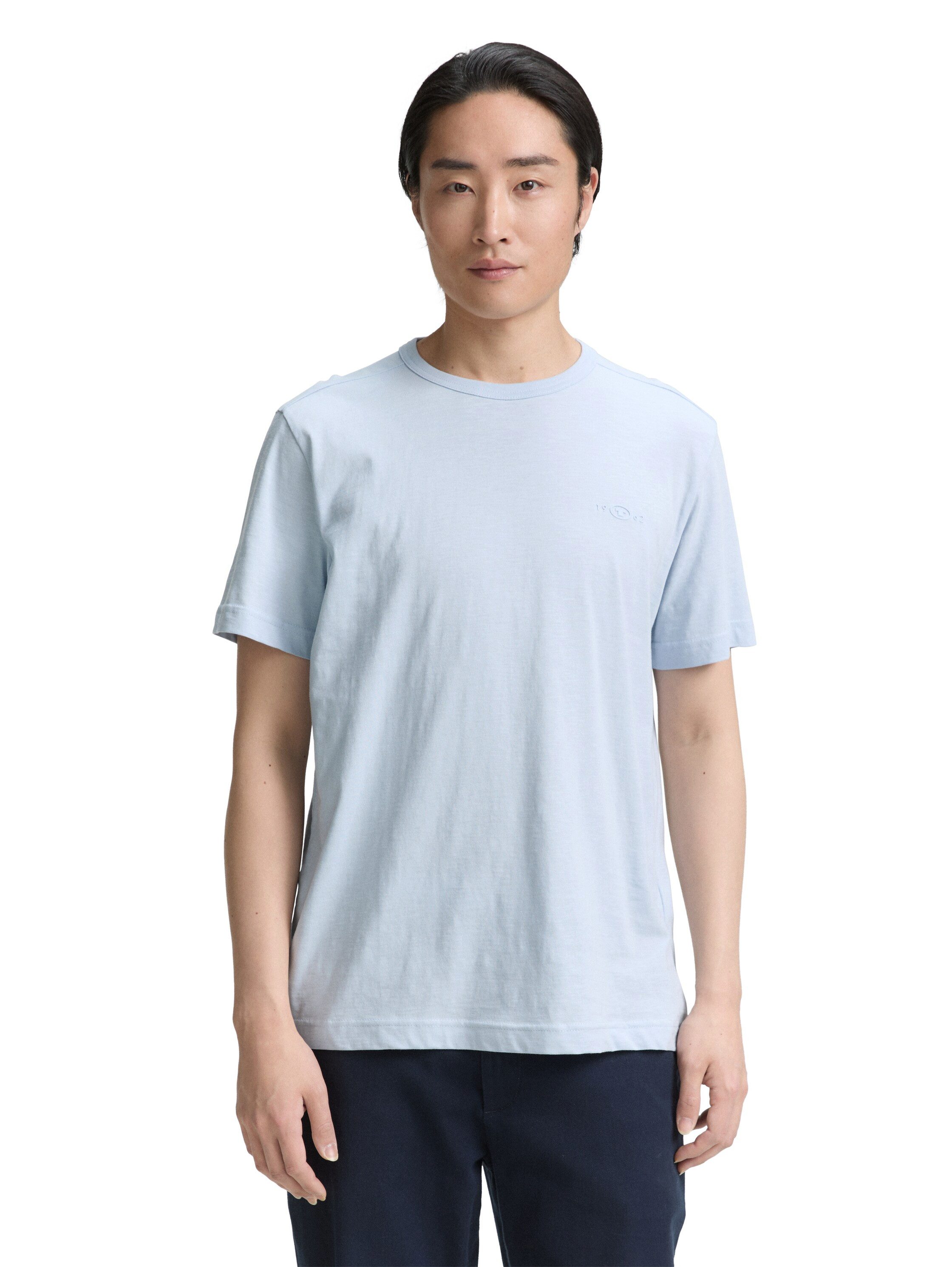 TOM TAILOR T-Shirt mit Logo Stickerei günstig online kaufen