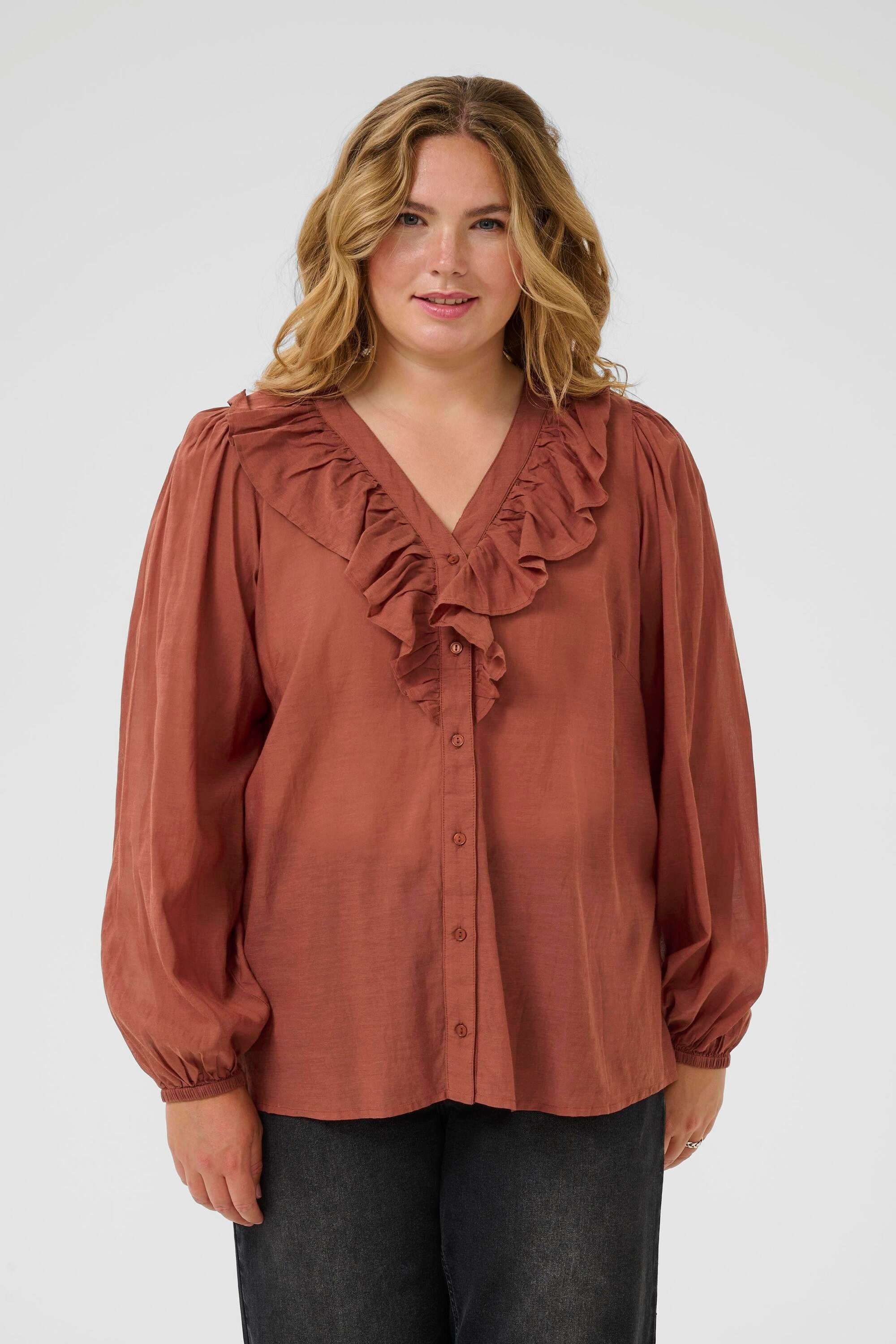 Langarmbluse Bluse langarm KClana