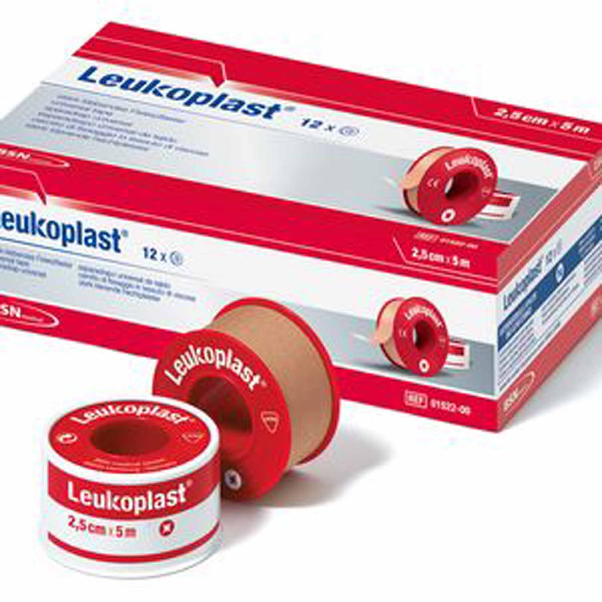 BSN medical GmbH Wundpflaster Leukoplast Rollenpflaster (12 St)