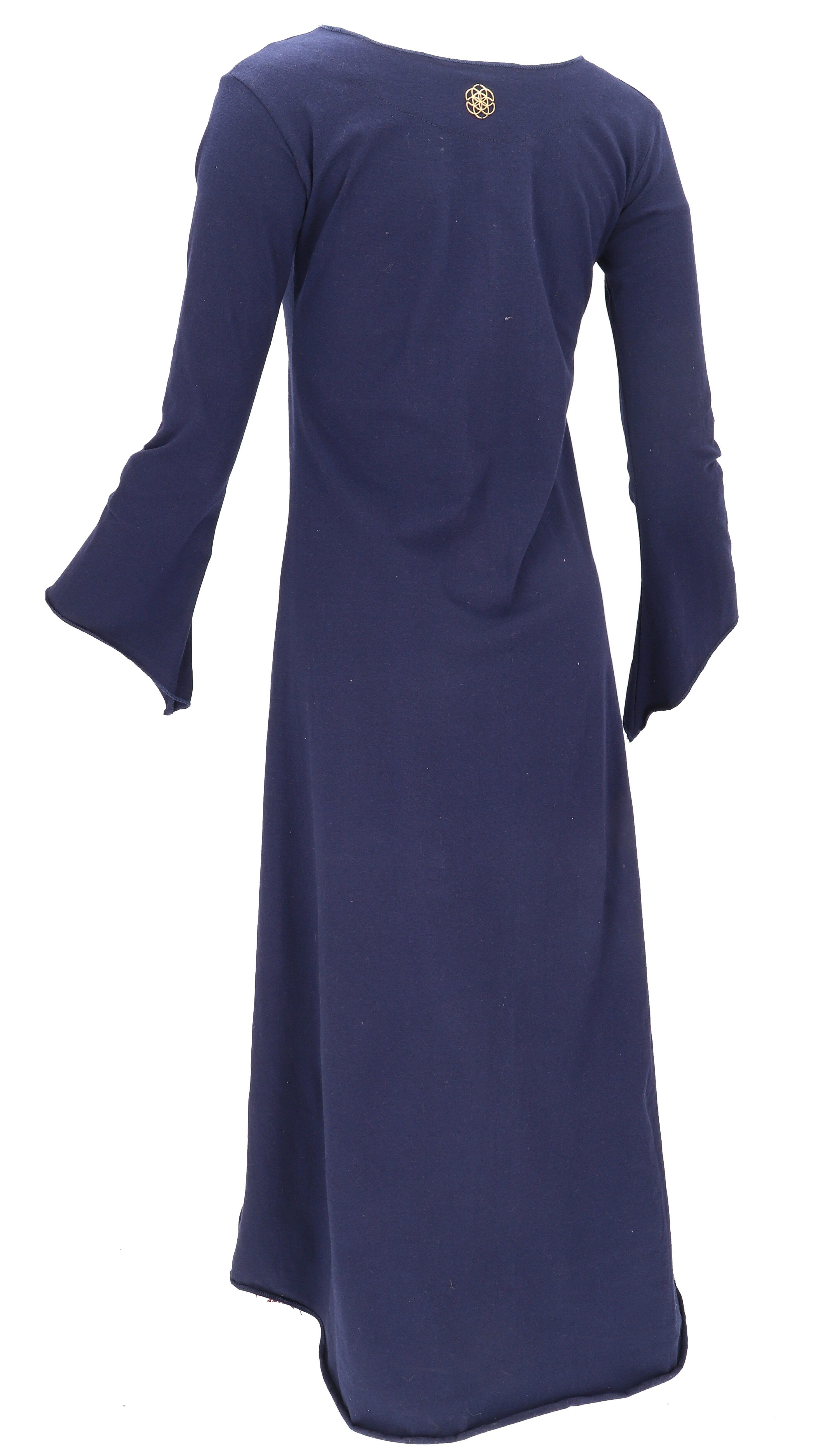 Guru-Shop Midikleid Schmal geschnittenes Elfenkleid, Mittelalter.. alternative Bekleidung – Bild 4 von 5