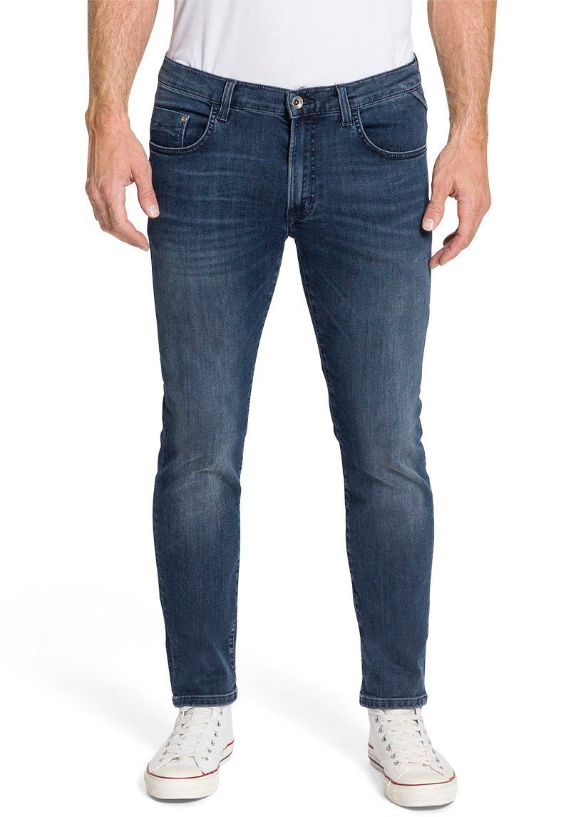 Pioneer Authentic Megaflex Straight-Jeans blue black Eric Jeans