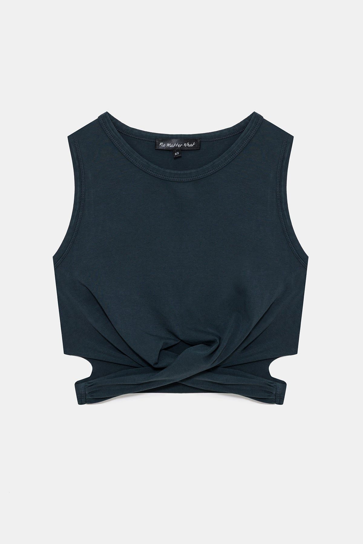 Blusentop Crop-Bluse mit Raffdetails