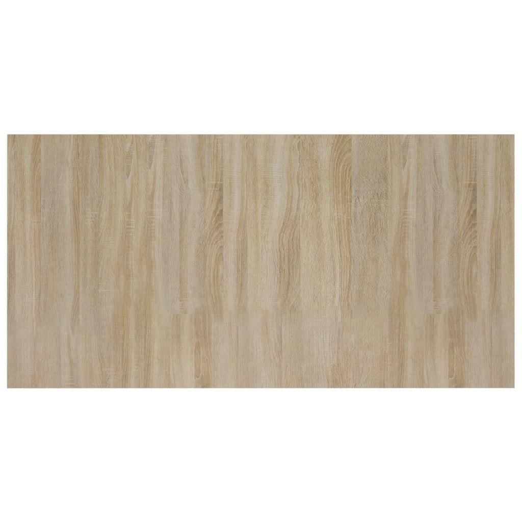 Holzwerkstoff, Sonoma-Eiche vidaXL (1 mit Nachttischen Kopfteil St) Sonoma Eiche Bettkopfteil