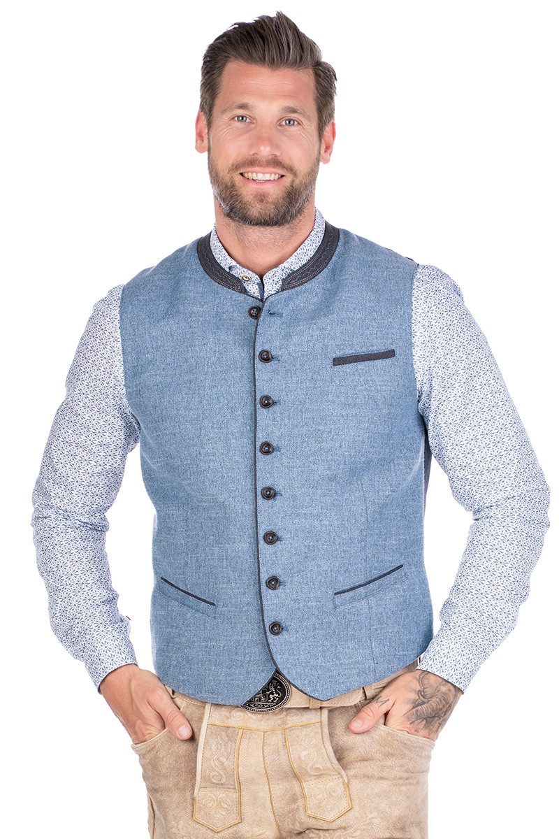 Spieth & Wensky Trachtenweste Trachtenweste - GEDER - blau günstig online kaufen
