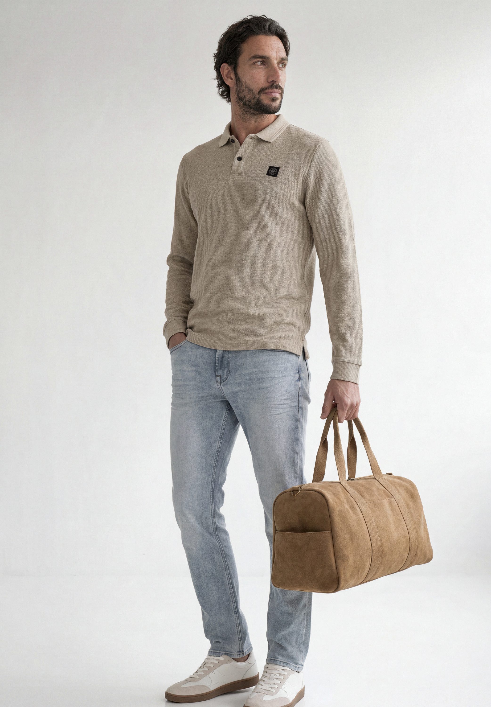 STREET ONE MEN Poloshirt im soften Baumwoll-Mix – Bild 3 von 5