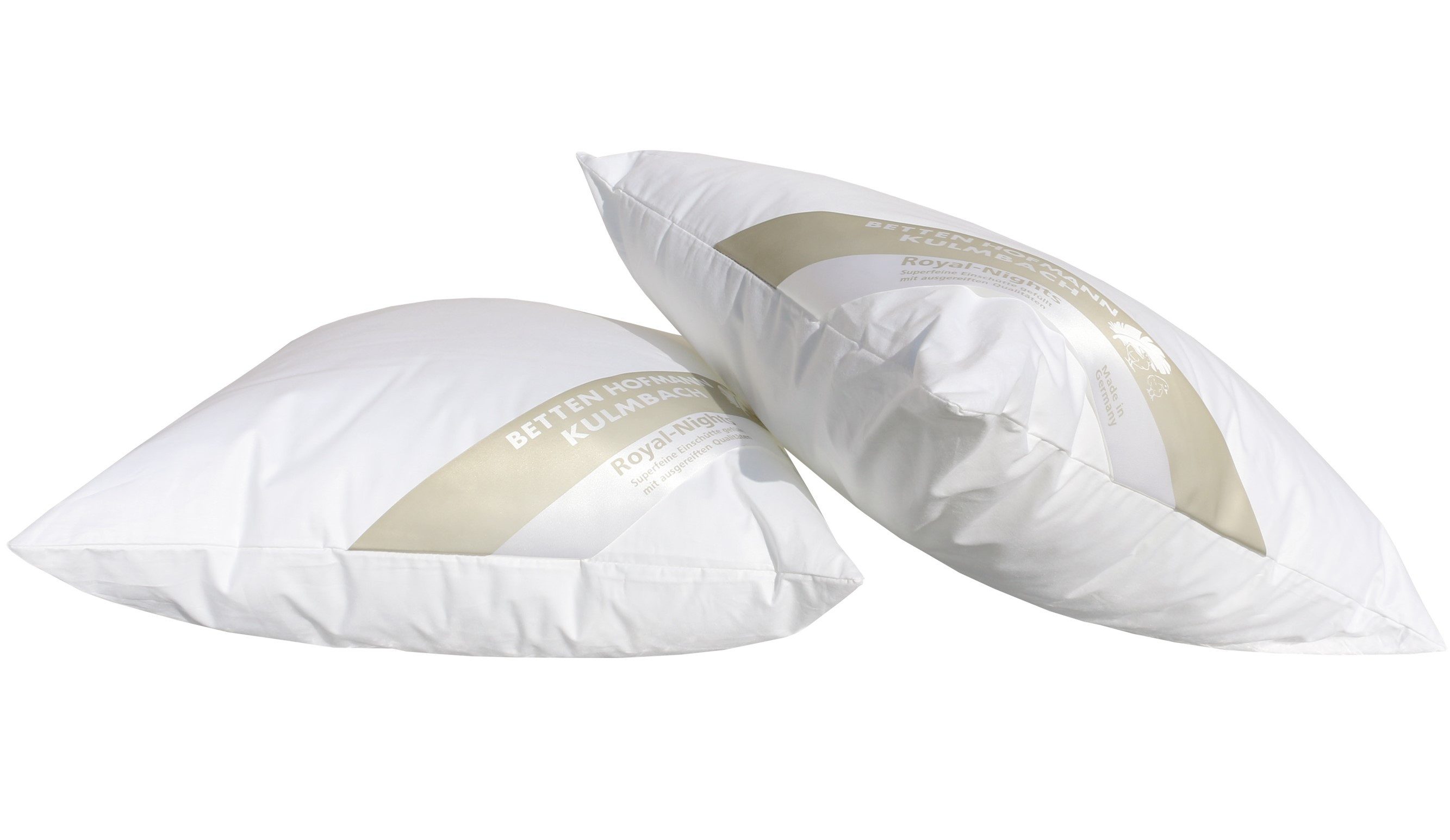 Betten Hofmann Microfaserkissen Betten Hofmann 2 Stück Basic Allergiker Kleinkissen 35x35 cm 130 g, Füllung: 100% Hohlfaserkugel, Bezug: 100% Baumwolle, Seitenschläfer, Rückenschläfer, 2-tlg., pflegeleicht, made in Germany, hypoallergen