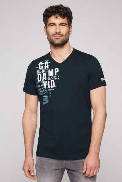 CAMP DAVID V-Shirt aus Baumwolle