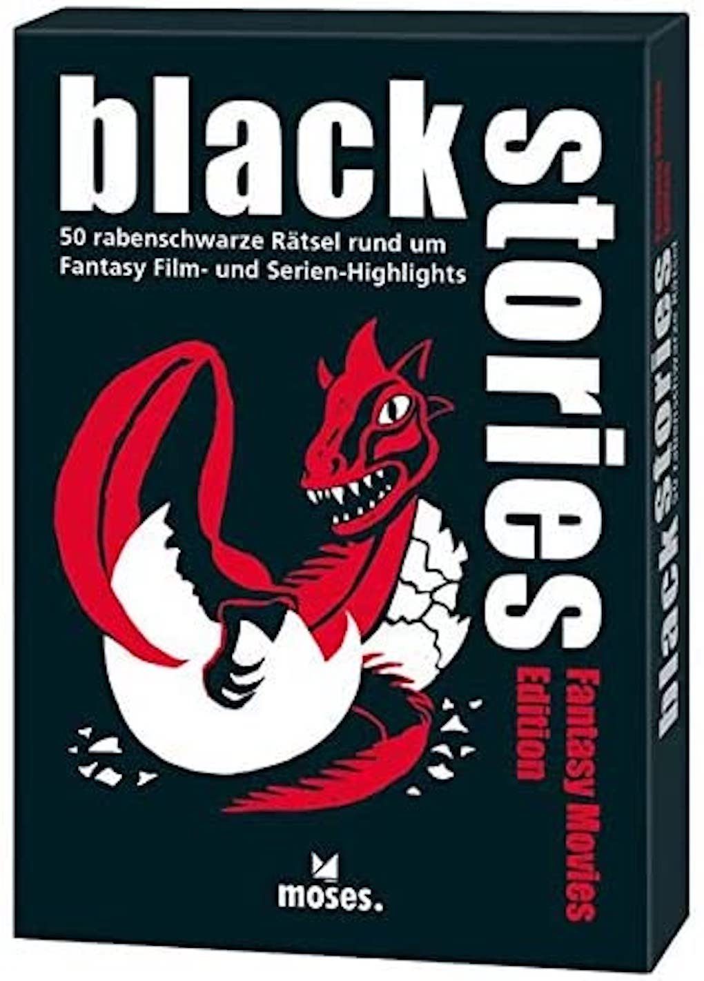 moses Spiel Black Stories - Fantasy Movies Edition, Kartenspiel