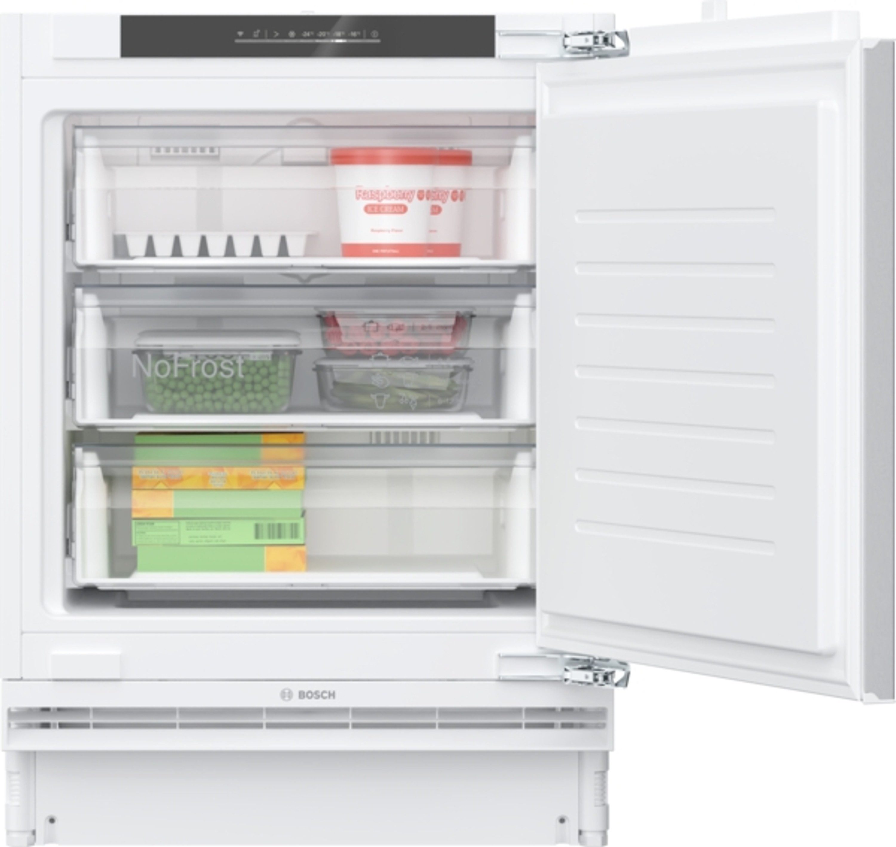 BOSCH Einbaugefrierschrank 6 GUN21ADE0, 82 cm hoch, 60 cm breit, Elektronische