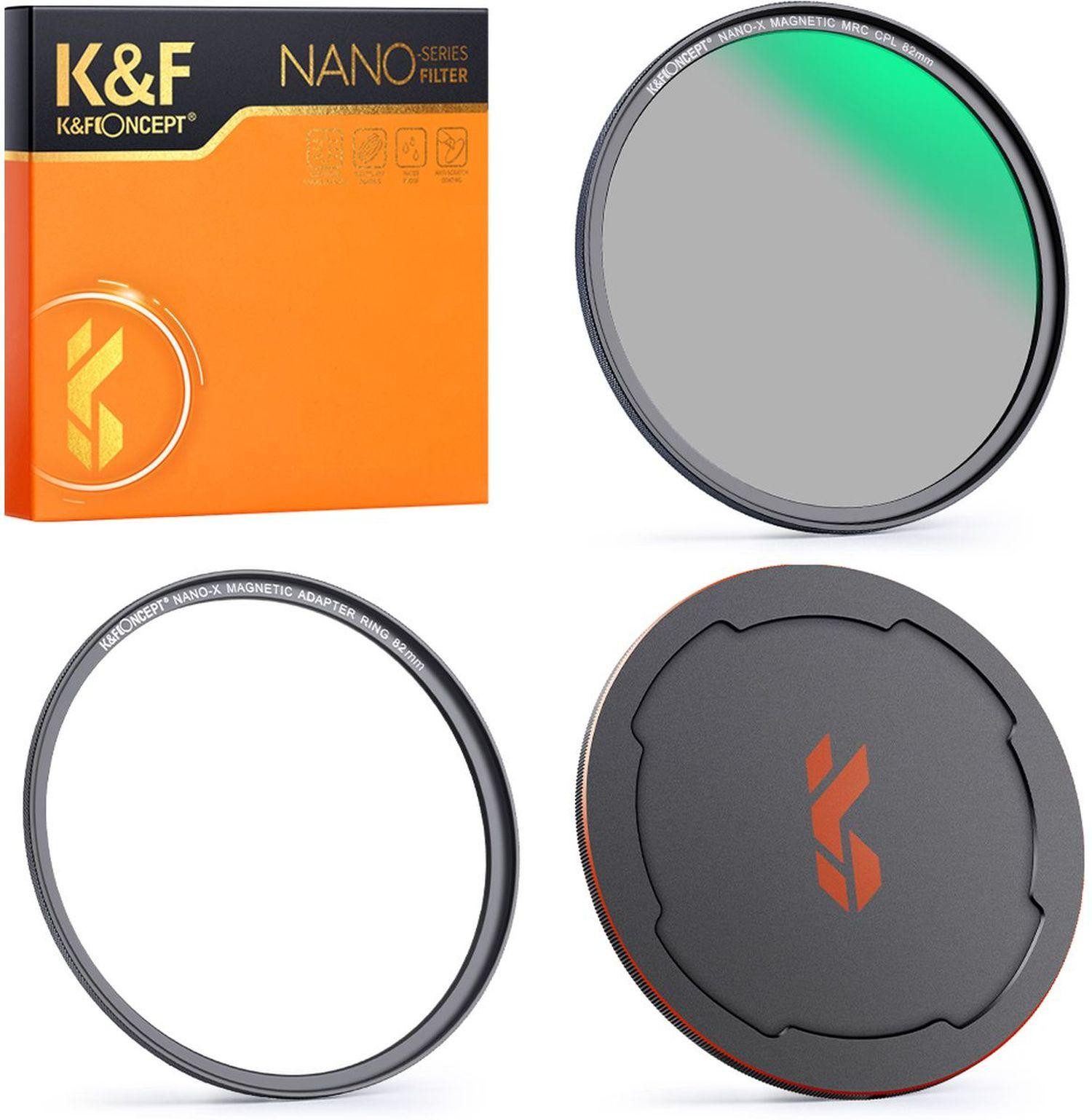 K&F Concept Magnetic CPL Filter Nano X 67mm Objektivzubehör