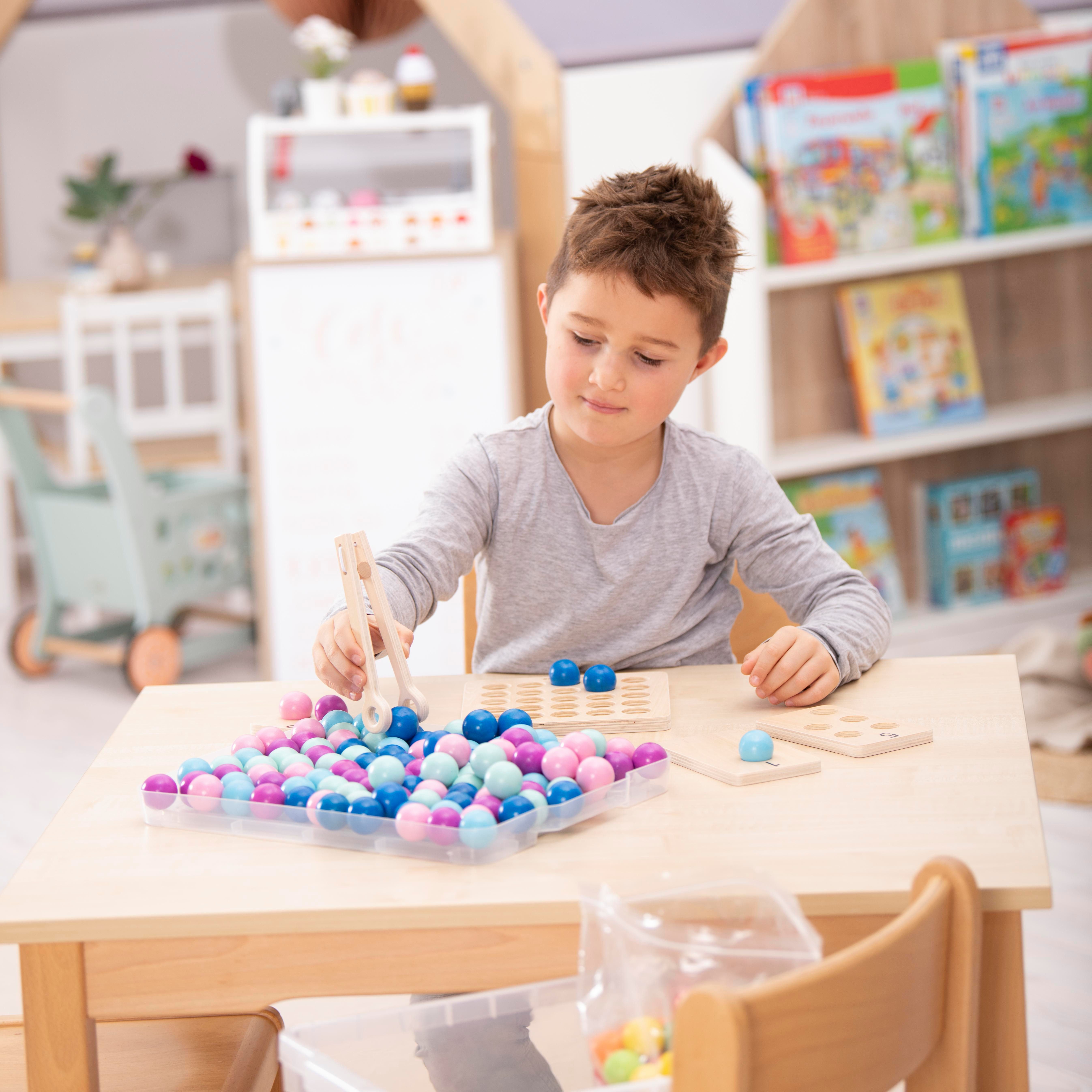 Betzold Lernspielzeug Buntes Zähl- und Motorik-Set