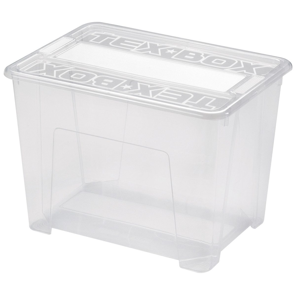 Heidrun Aufbewahrungsbox Aufbewahrungsbox TexBox mit Deckel transparent 38x28x27,2cm