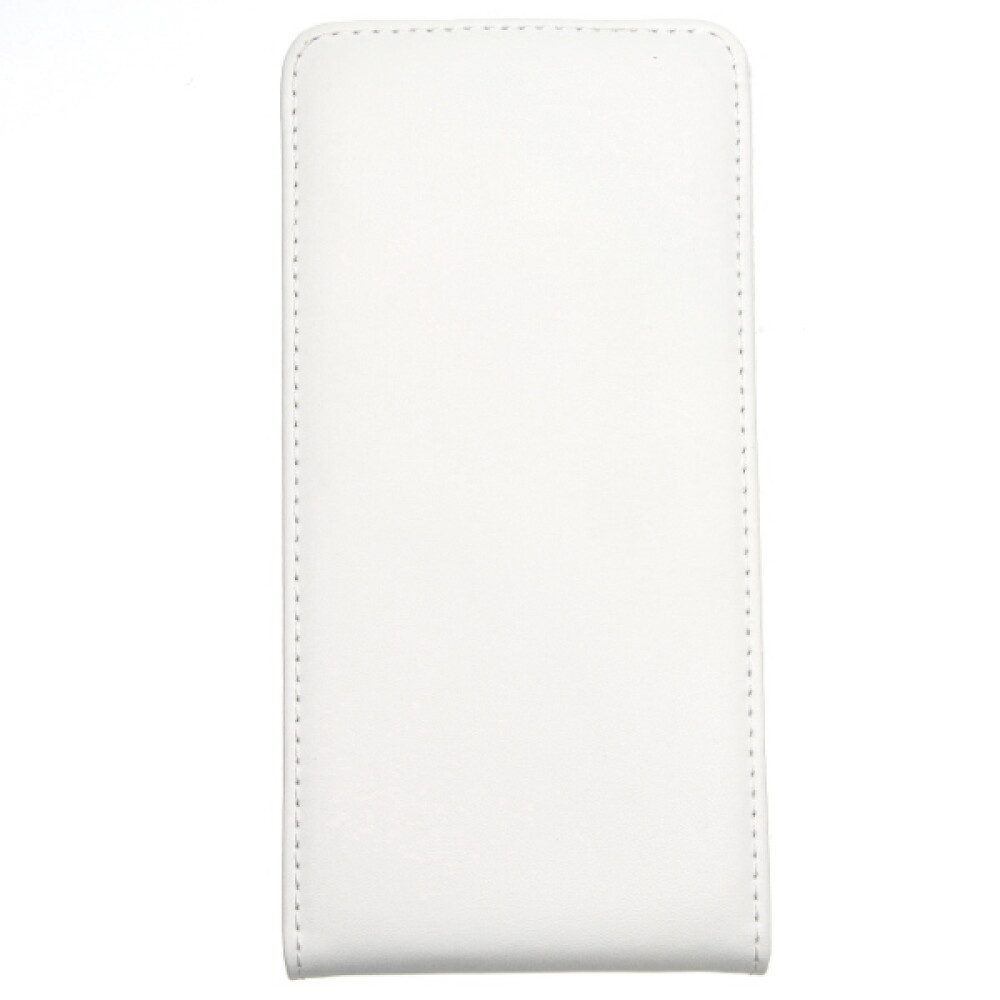 Handytasche Slim Leder Flip Handyhülle für Sony Z3 - Weiß Tasche Schutz Case (Flip Cover)