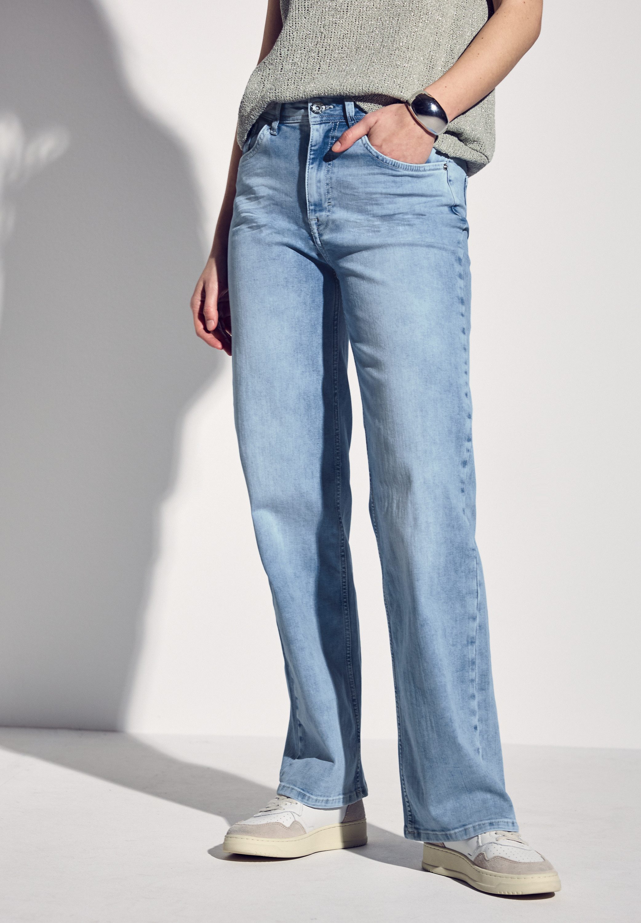 STREET ONE Comfort-fit-Jeans, High Waist günstig online kaufen