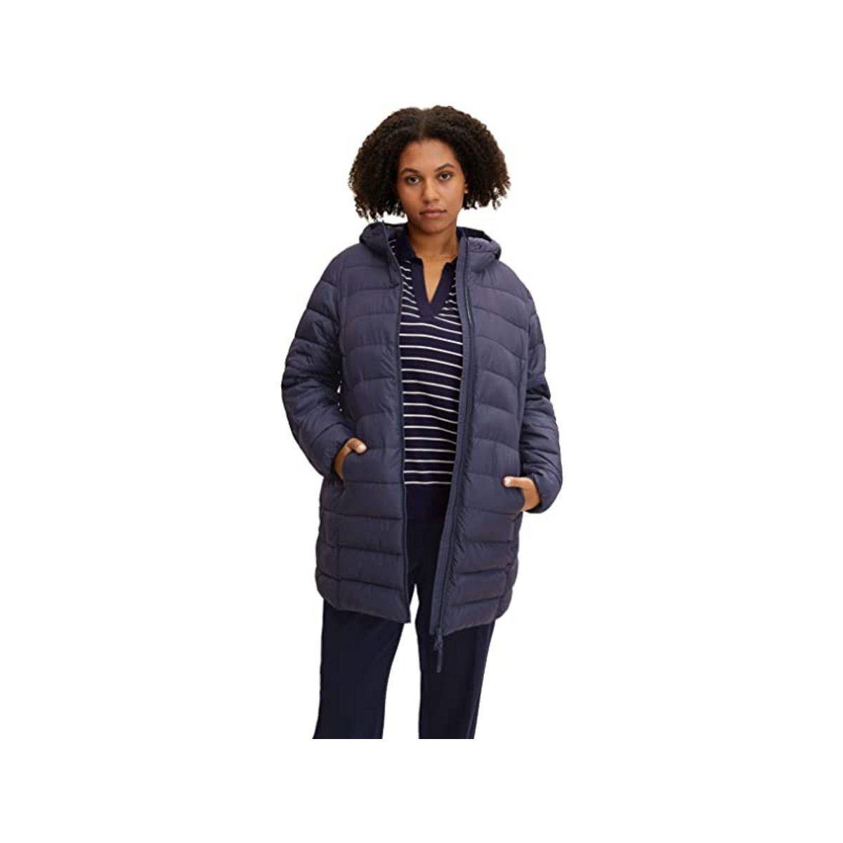 TOM TAILOR Wollmantel Mantel für Herren in marineblau (1-tlg)