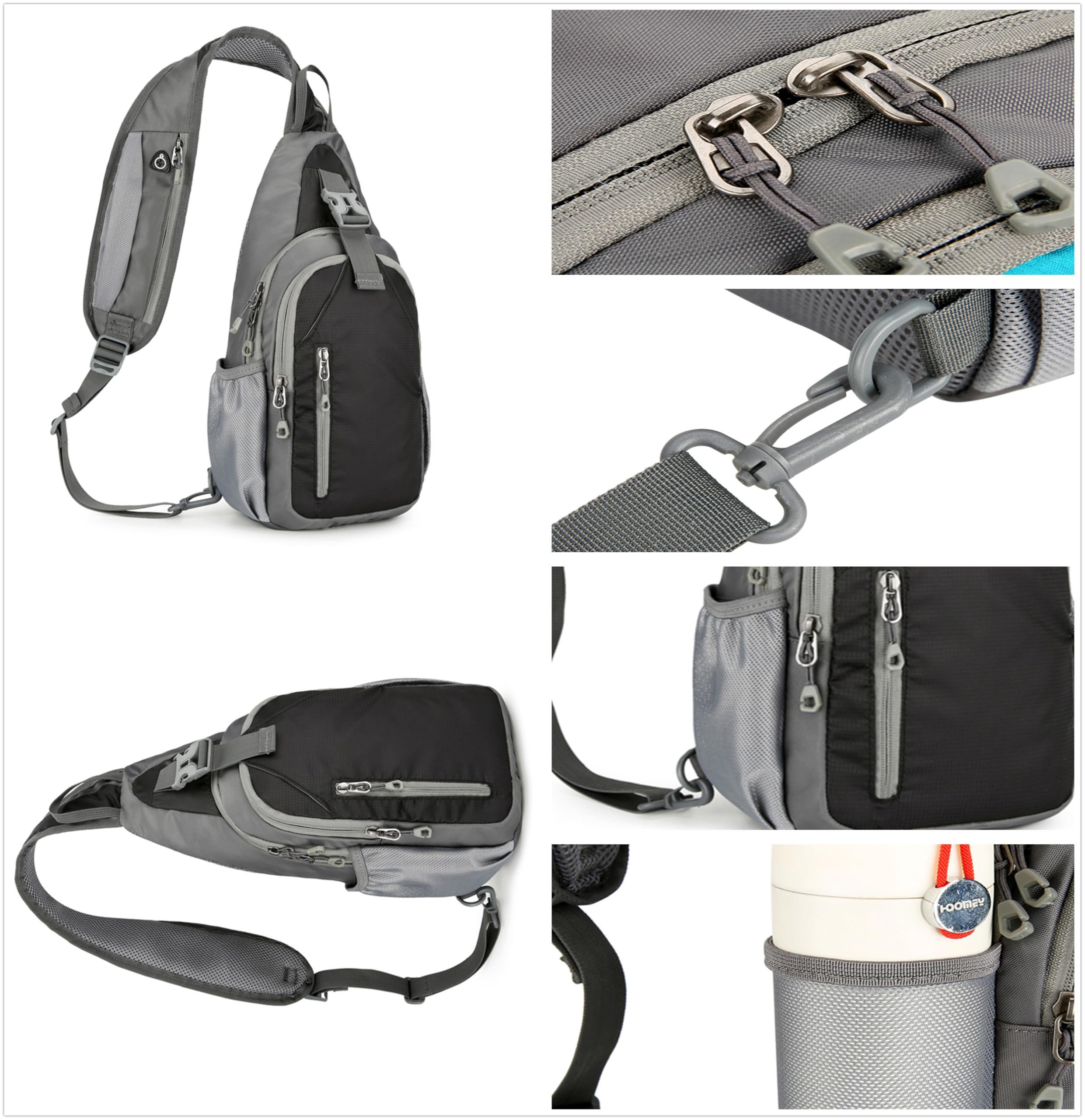 Coonoor Schultertasche Brusttasche Umhängetasche Herren Klein Männerhandtasche Damen Tasche, Messenger Crossbody für Outdoor-Sportarten Reise Radfahren Wandern