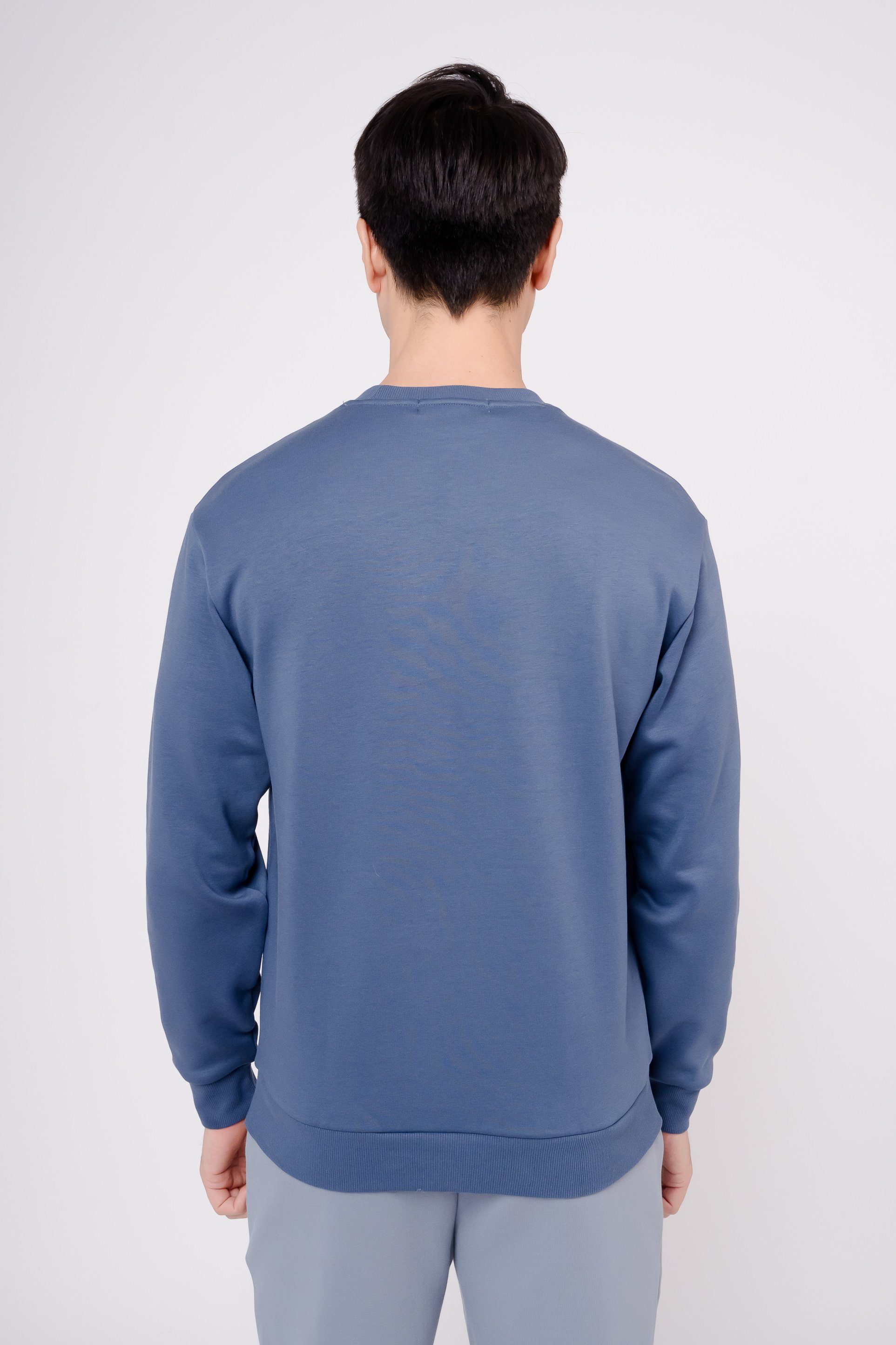 Sweatshirt mit blau-grau GIORDANO atmungsaktiver Funktion