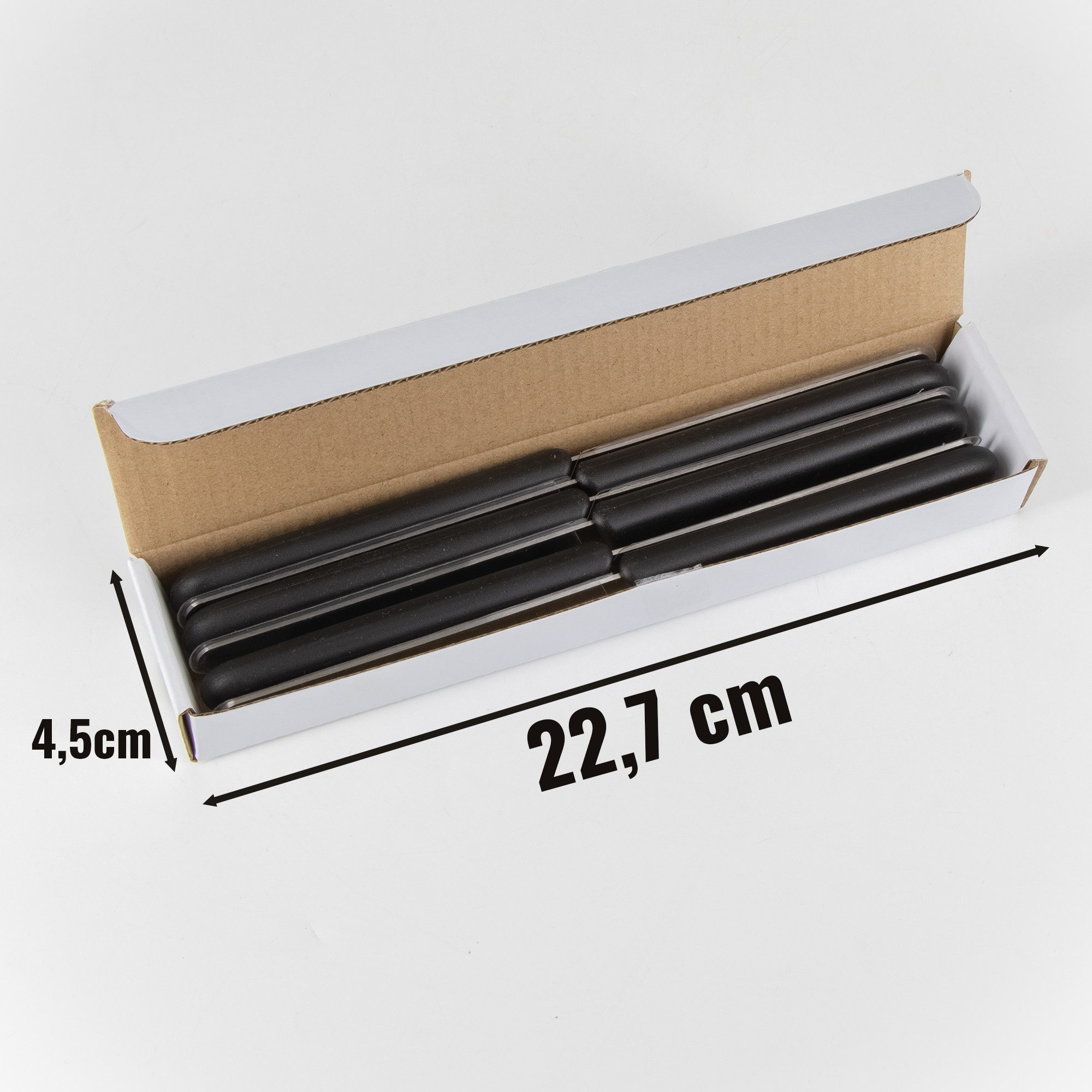 KVOTA Universalküchenmesser Universalmesser-Set 12-tlg.–Edelstahl, schwarz, 21 cm–Brotzeit & Küche, leicht – Bild 5 von 5