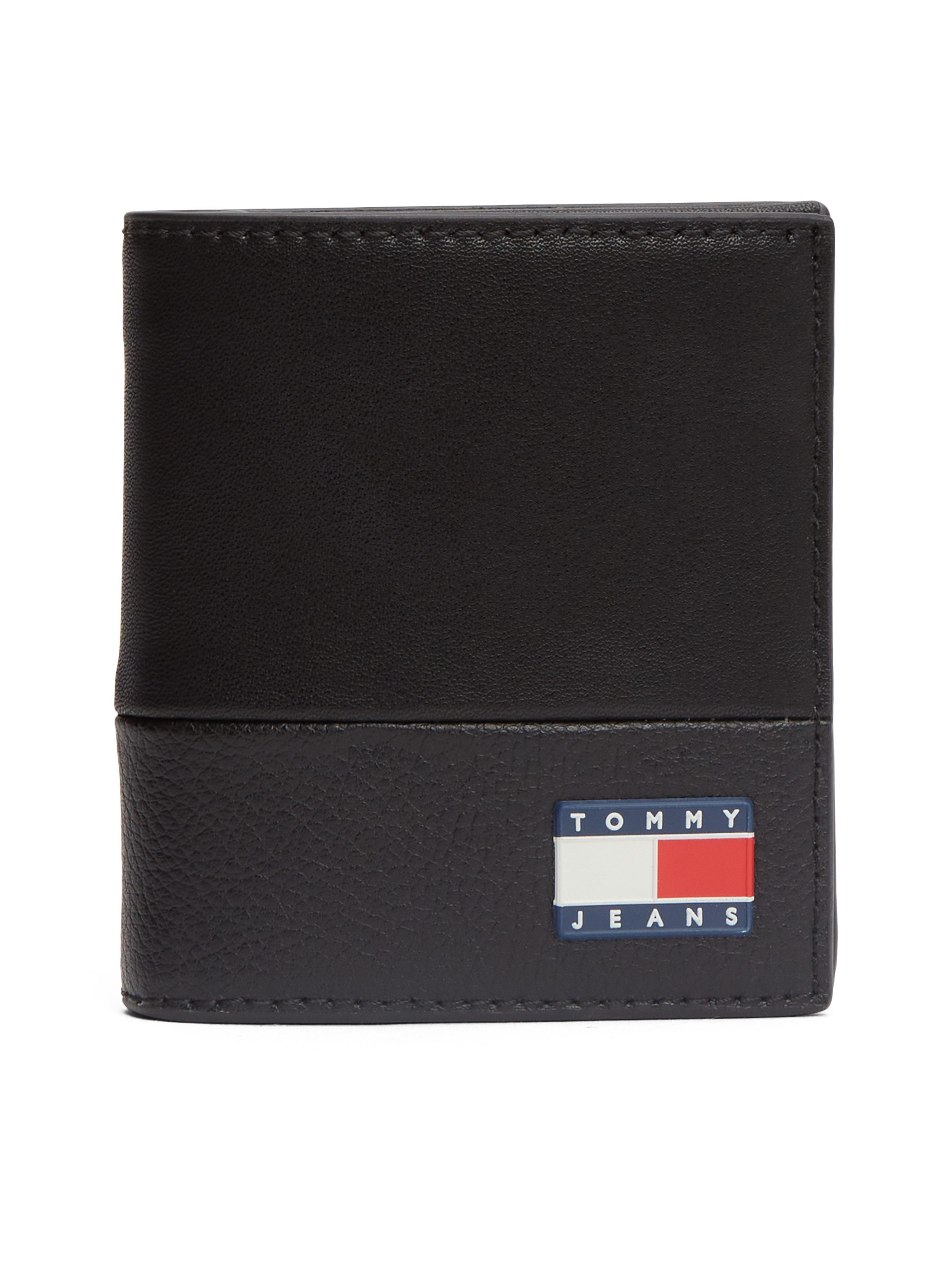 Tommy Jeans Geldbörse TJM HERITAGE CC & COIN, Unisex Geldbeutel, Portemonnaie mit Flaggen-Aufnäher